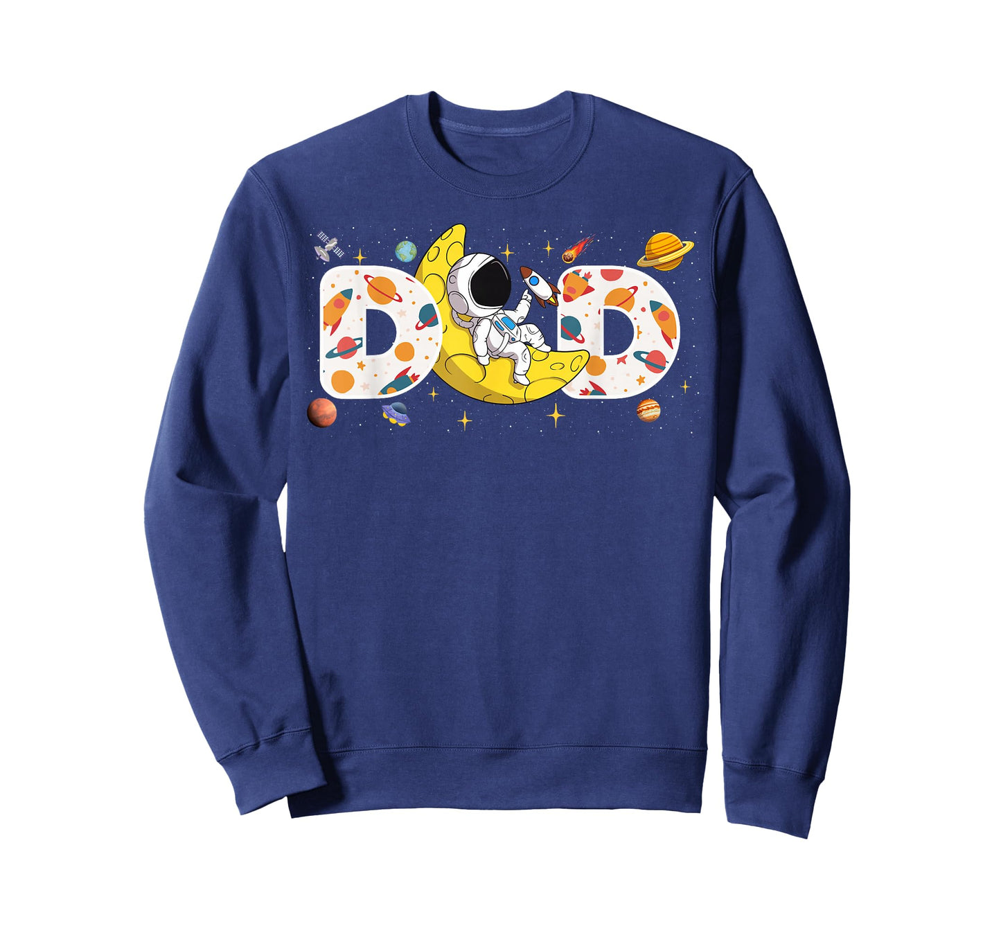 Astronaut Dad Space Birthday Planets Party Matching Family T-Shirt