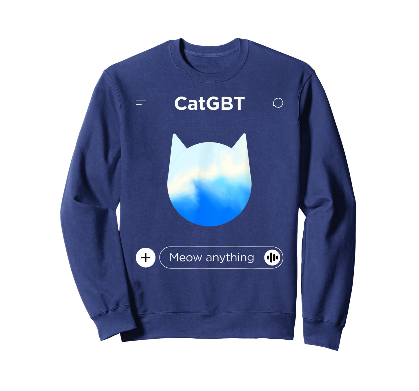 Cat GBT Ask Anything - Funny Ai Meme Parody T-Shirt