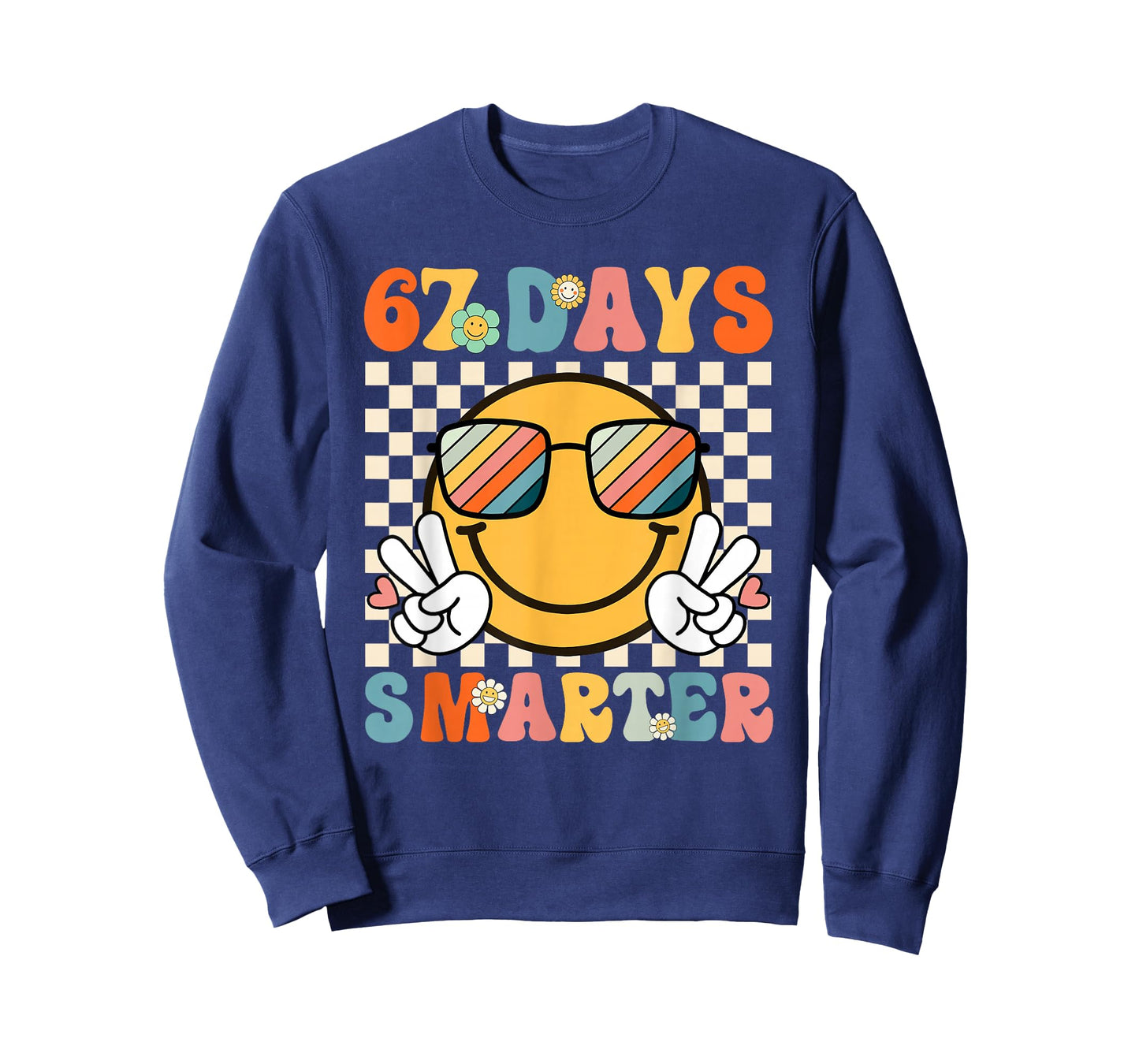 67 Days Smarter 67th Day of School for Teachers and Students T-Shirt
