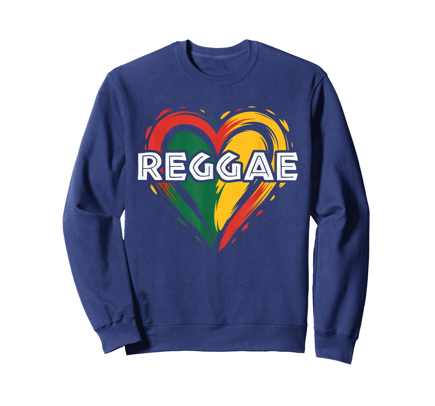Reggae Music Heart Jamaica Rastafari Roots Jamaican T-Shirt