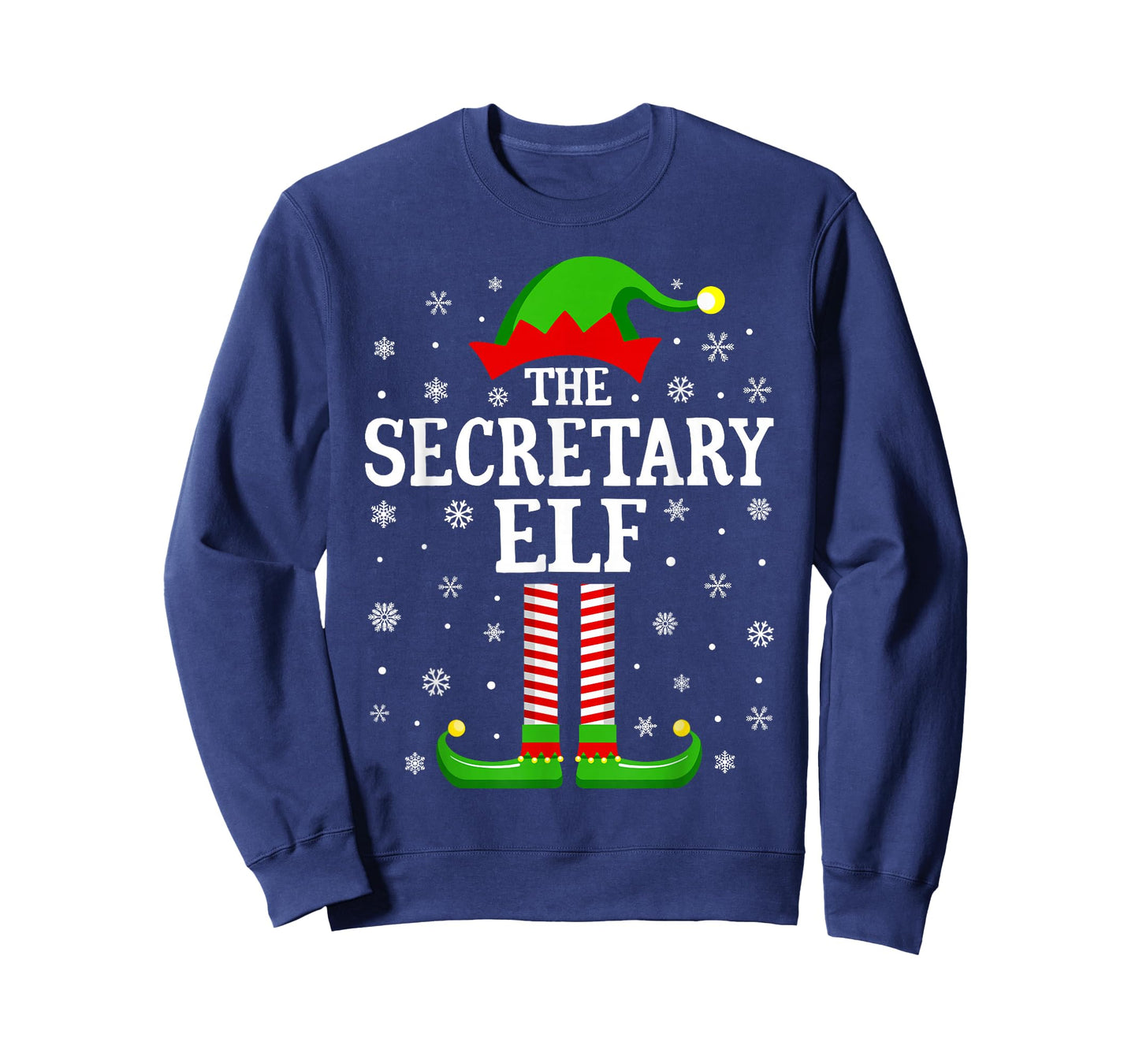 Secretary Elf Funny Christmas Family Matching T-Shirt