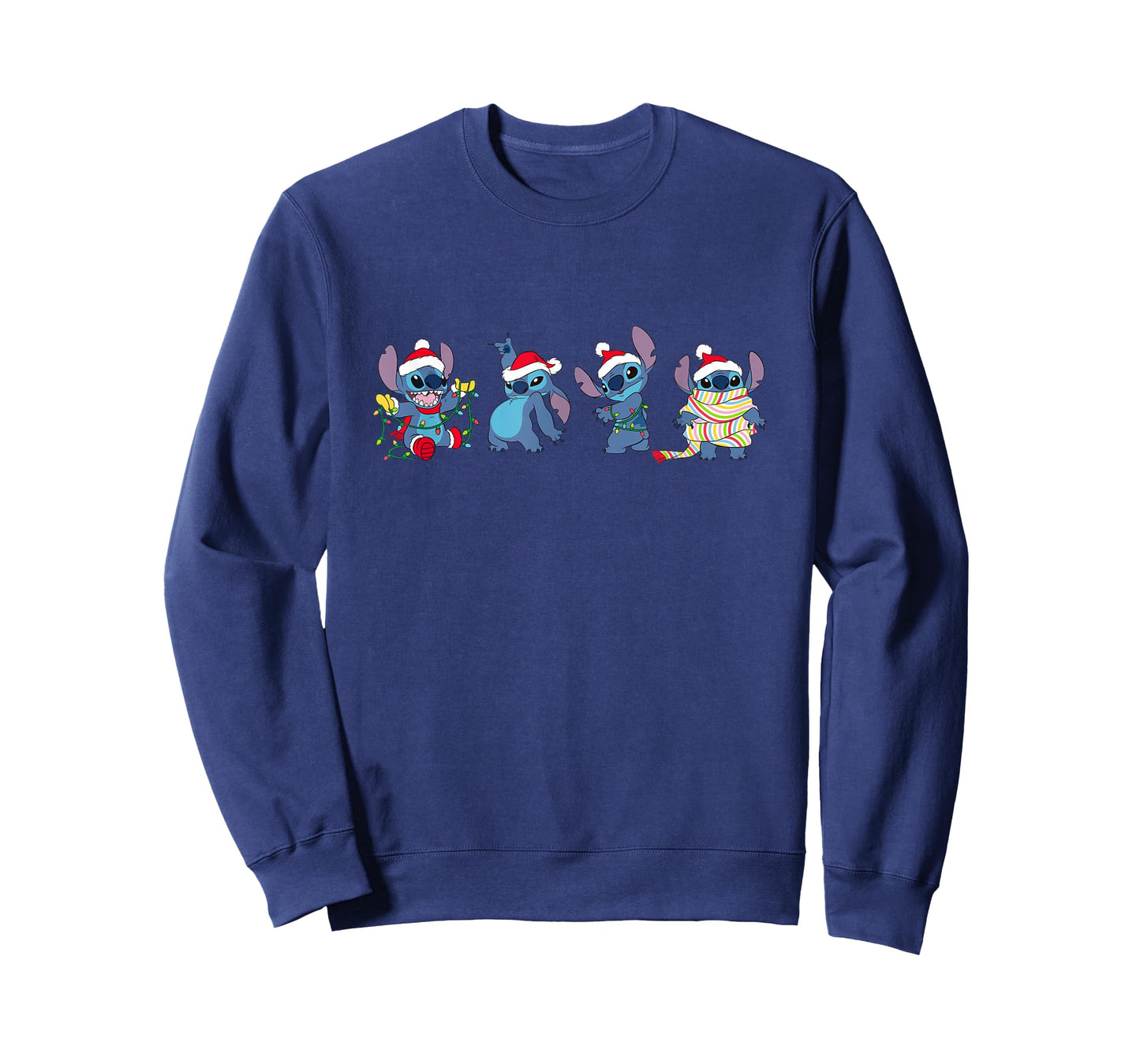 Disney Lilo & Stitch Christmas Cute Stitch Outfit Collection T-Shirt