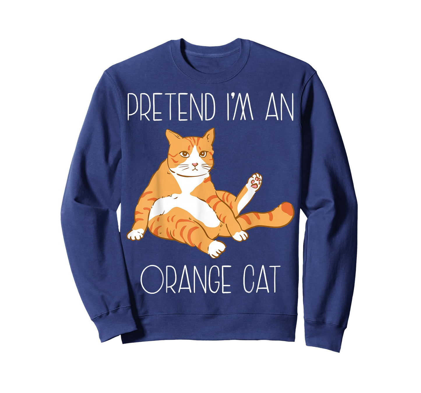 Pretend I'm an Orange Cat Halloween Costume Family Funny T-Shirt