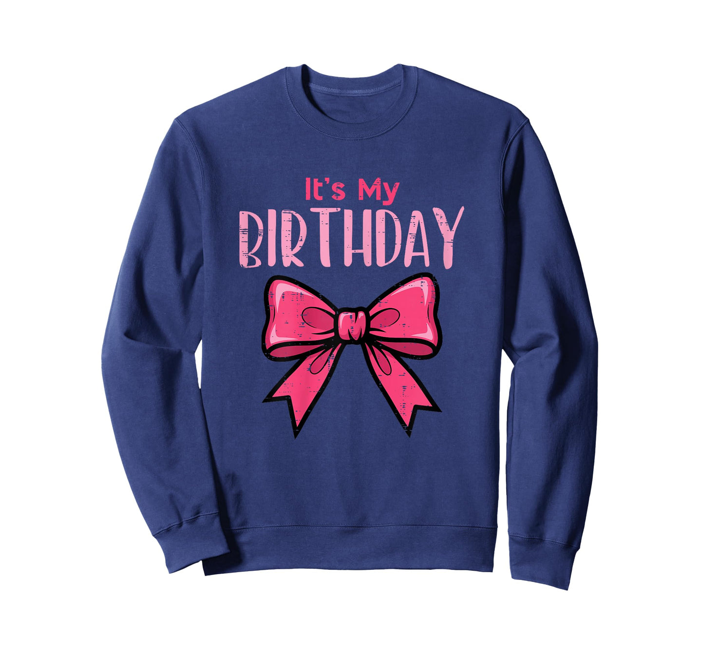 Its My Birthday Pink Coquette Bow Bday Party Women Girls Kid T-Shirt