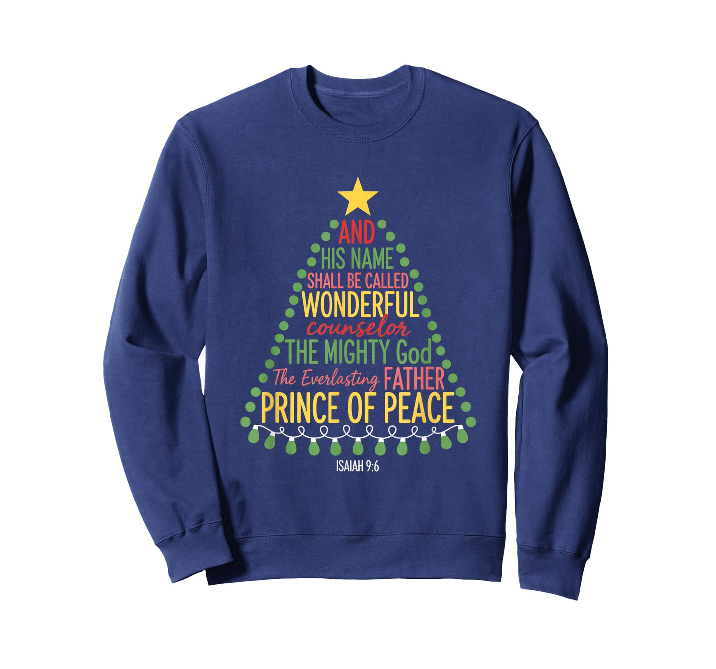 Christian Isaiah 9:6 Christmas of Peace Wonderful T-Shirt
