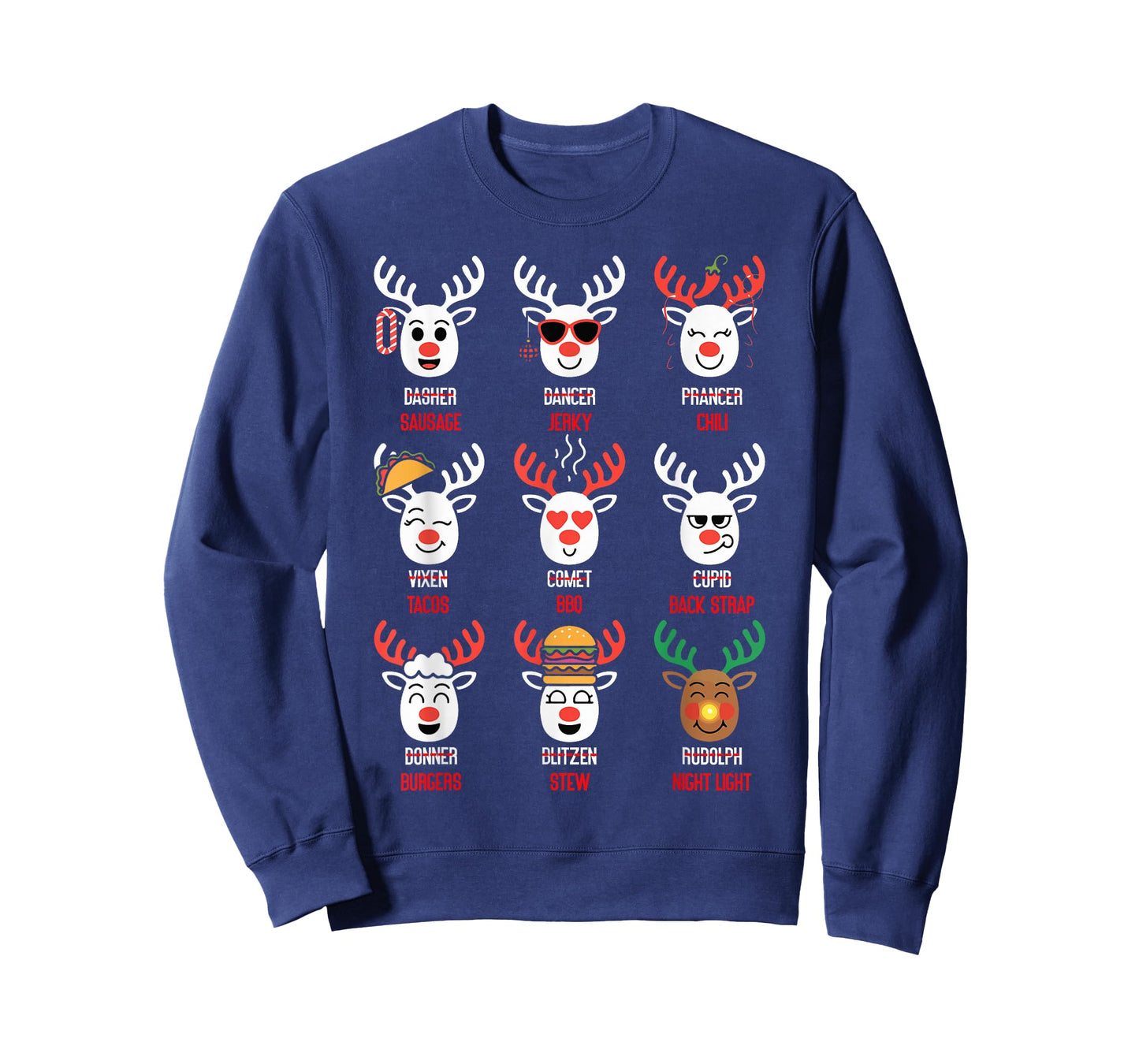 Funny Deer Hunting Christmas Cooking Humor Reindeer Meat. T-Shirt