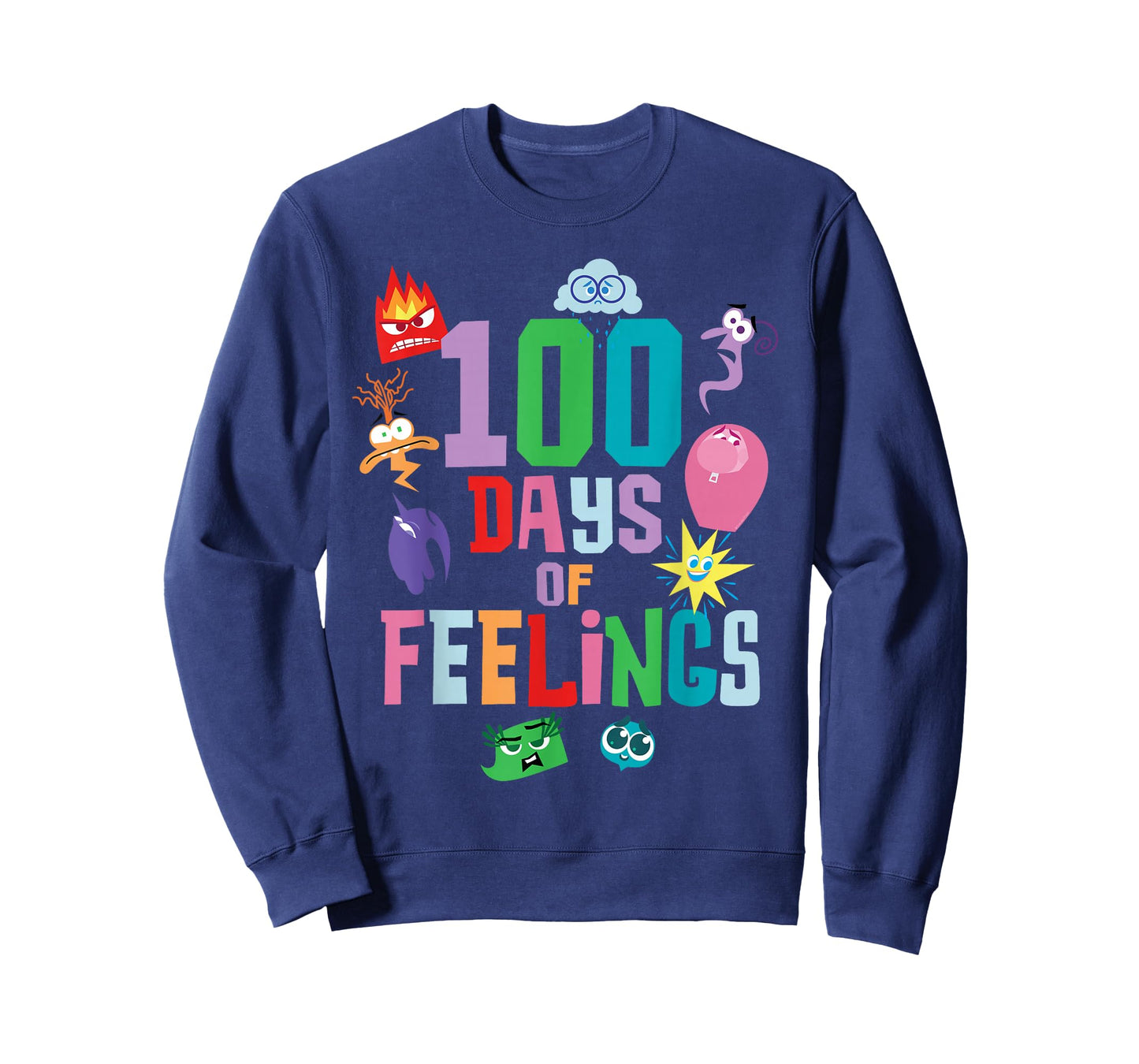 Disney & Pixar's Inside Out 100 Days of Feelings and School T-Shirt
