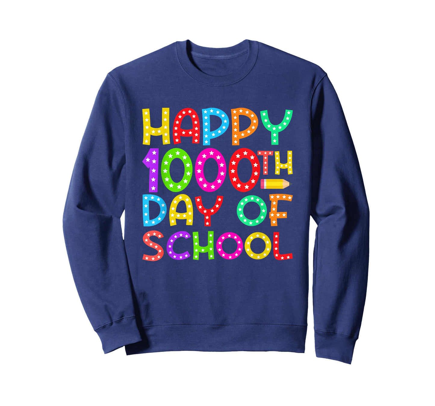 Happy 1000th Day of School 1000 Days of School Boys Girls T-Shirt