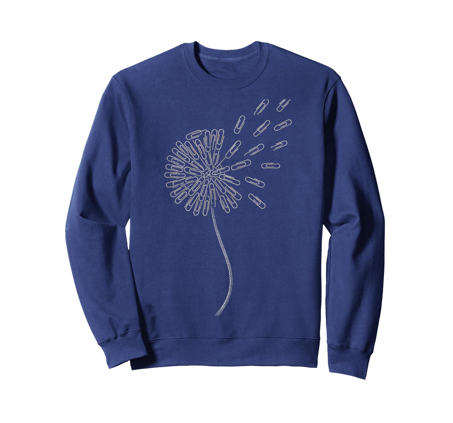 Paperclip Dandelion - Artistic Flower Nature T-Shirt
