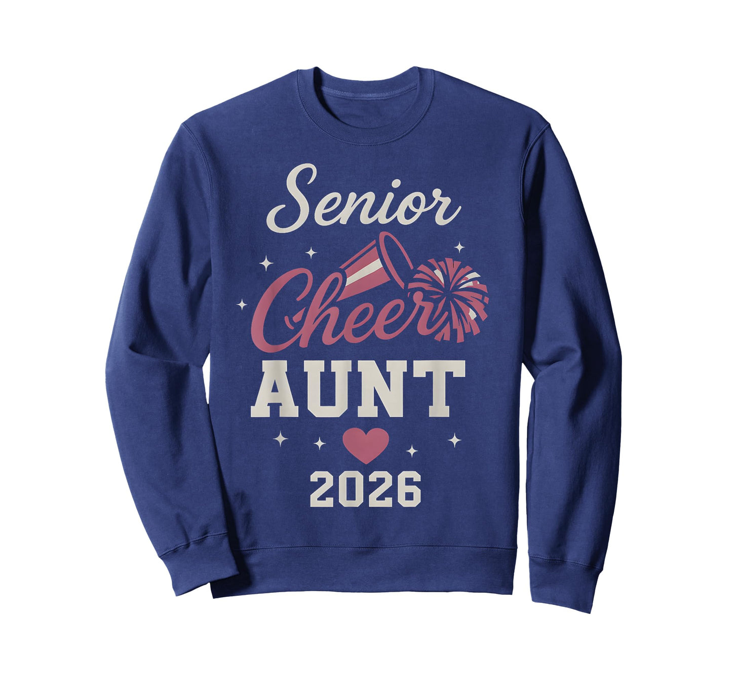 Proud Senior Cheer Aunt 2026 Cheerleader Class of 2026 T-Shirt