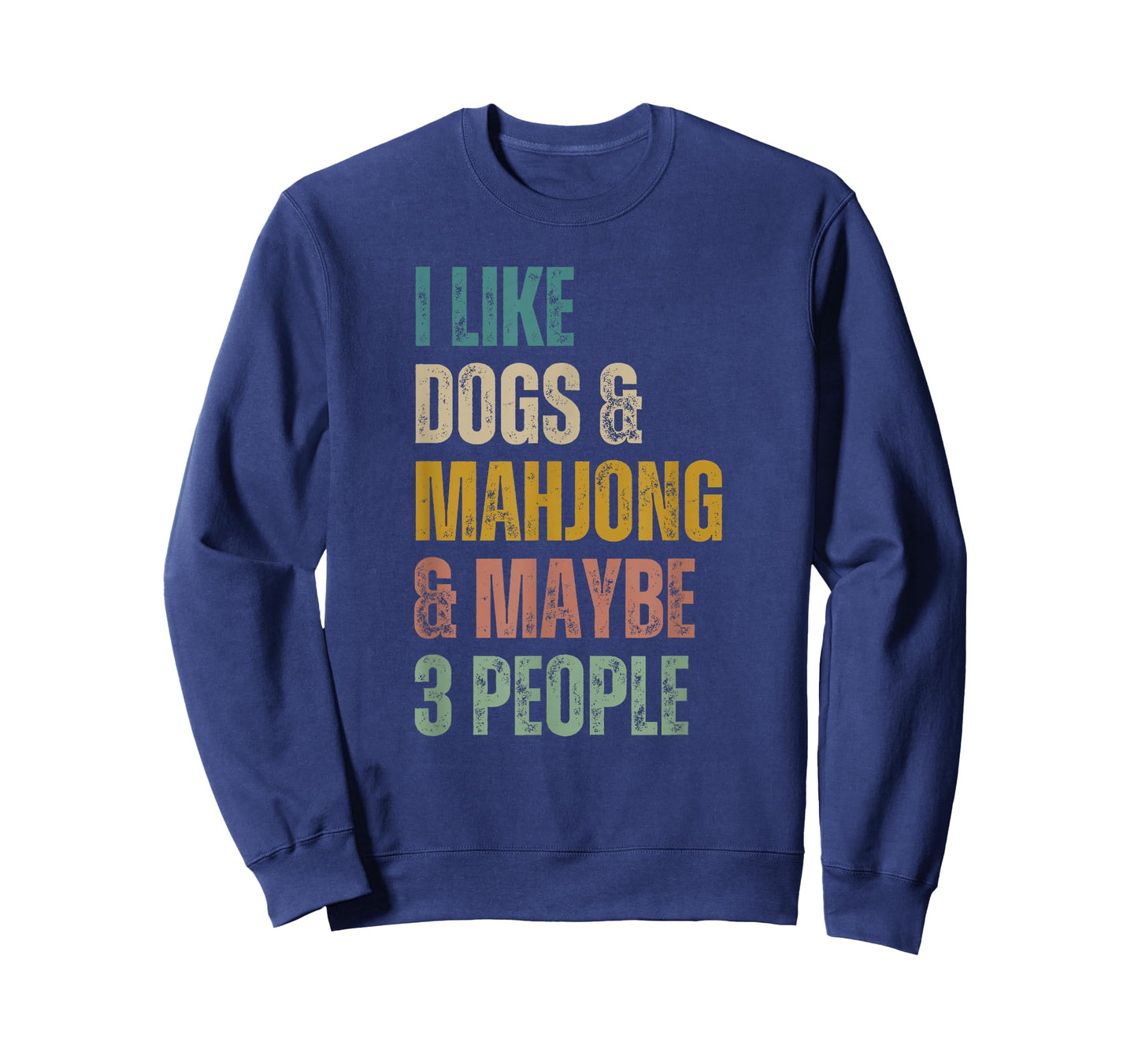 Funny Mahjong and Dogs Lover T-Shirt