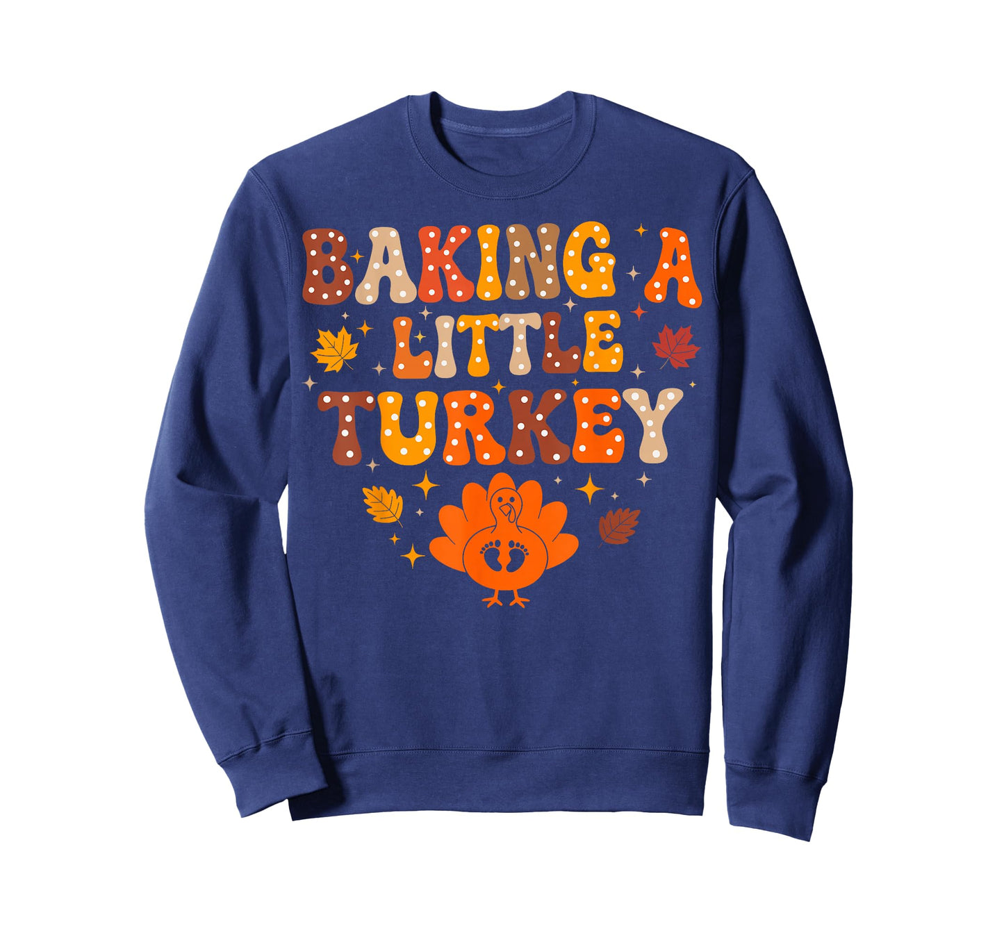 Baking A Little Turkey Thanksgiving Pregnancy Announcement T-Shirt