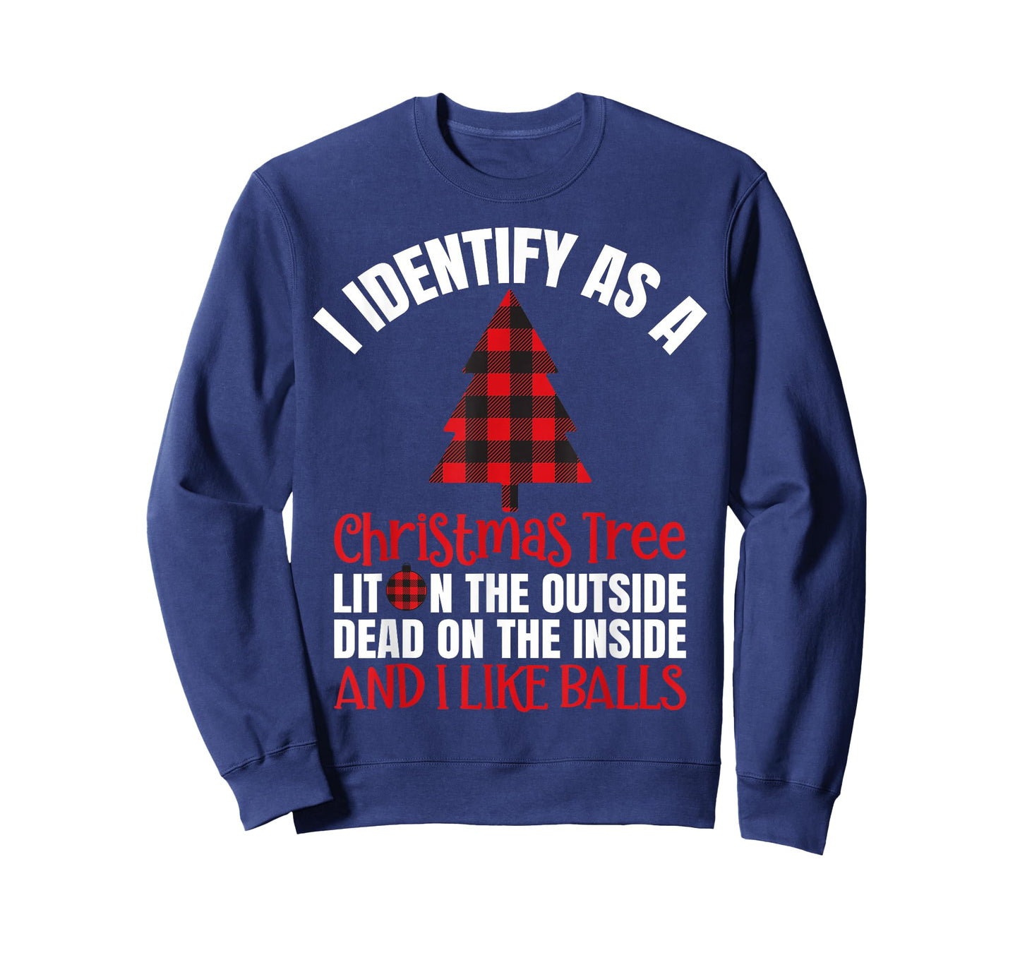 I Identify As A Christmas Tree Lit On The Outside T-Shirt