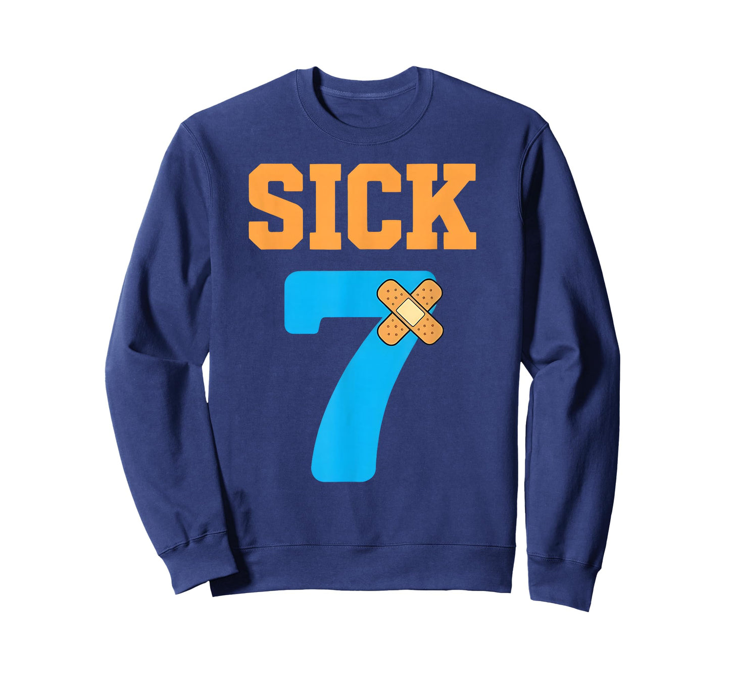 Sick Seven Meme Six Seven Sick 7 Funny Bandage T-Shirt