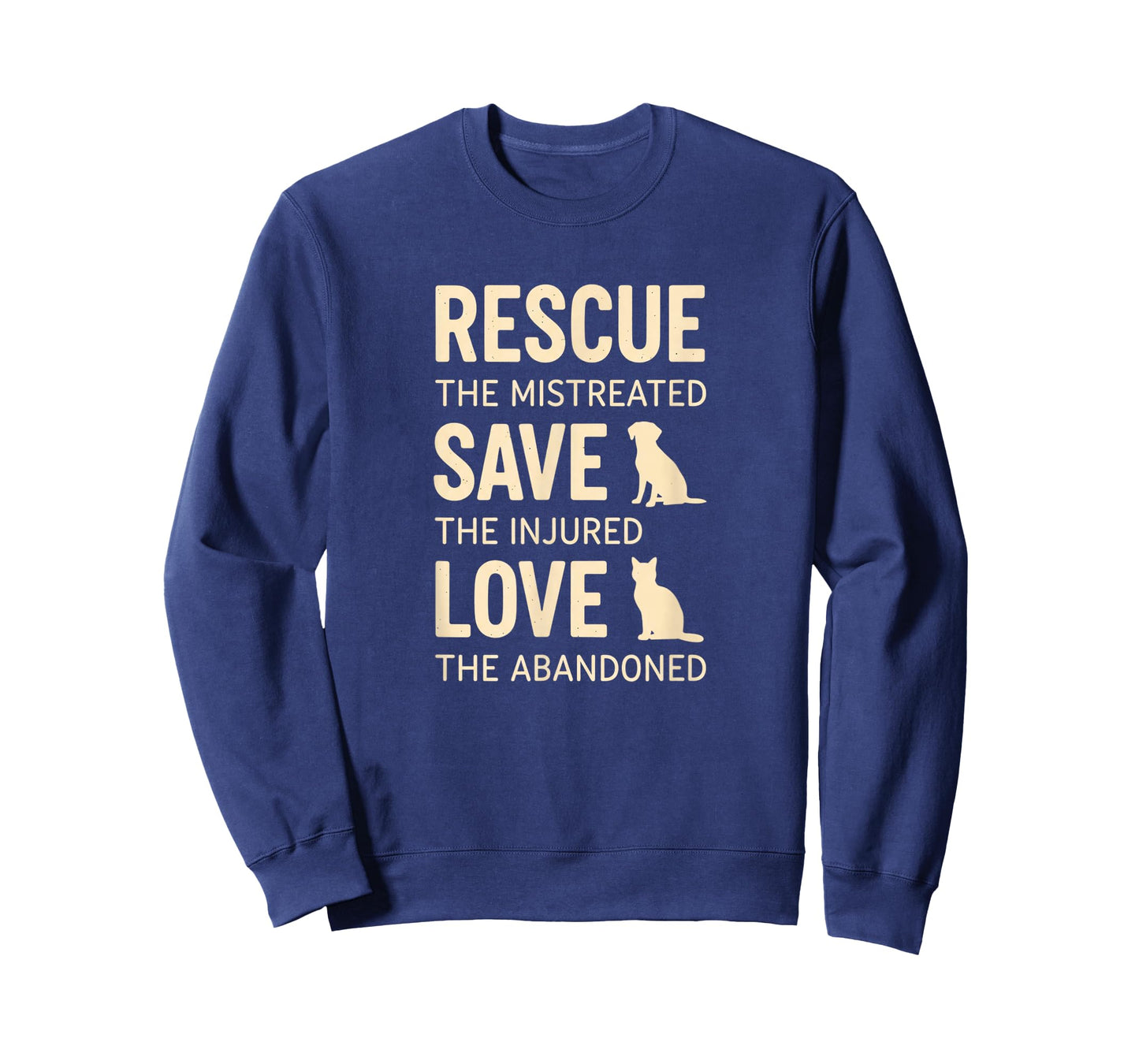 Cat Rescue - Rescue The Mistreated Save The Injured Love T-Shirt
