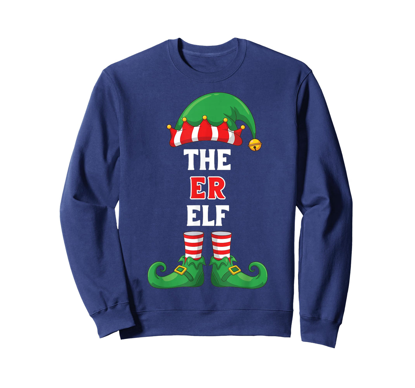 The ER Elf Shirt Christmas for ER Nurse Doctor Tech Top T-Shirt