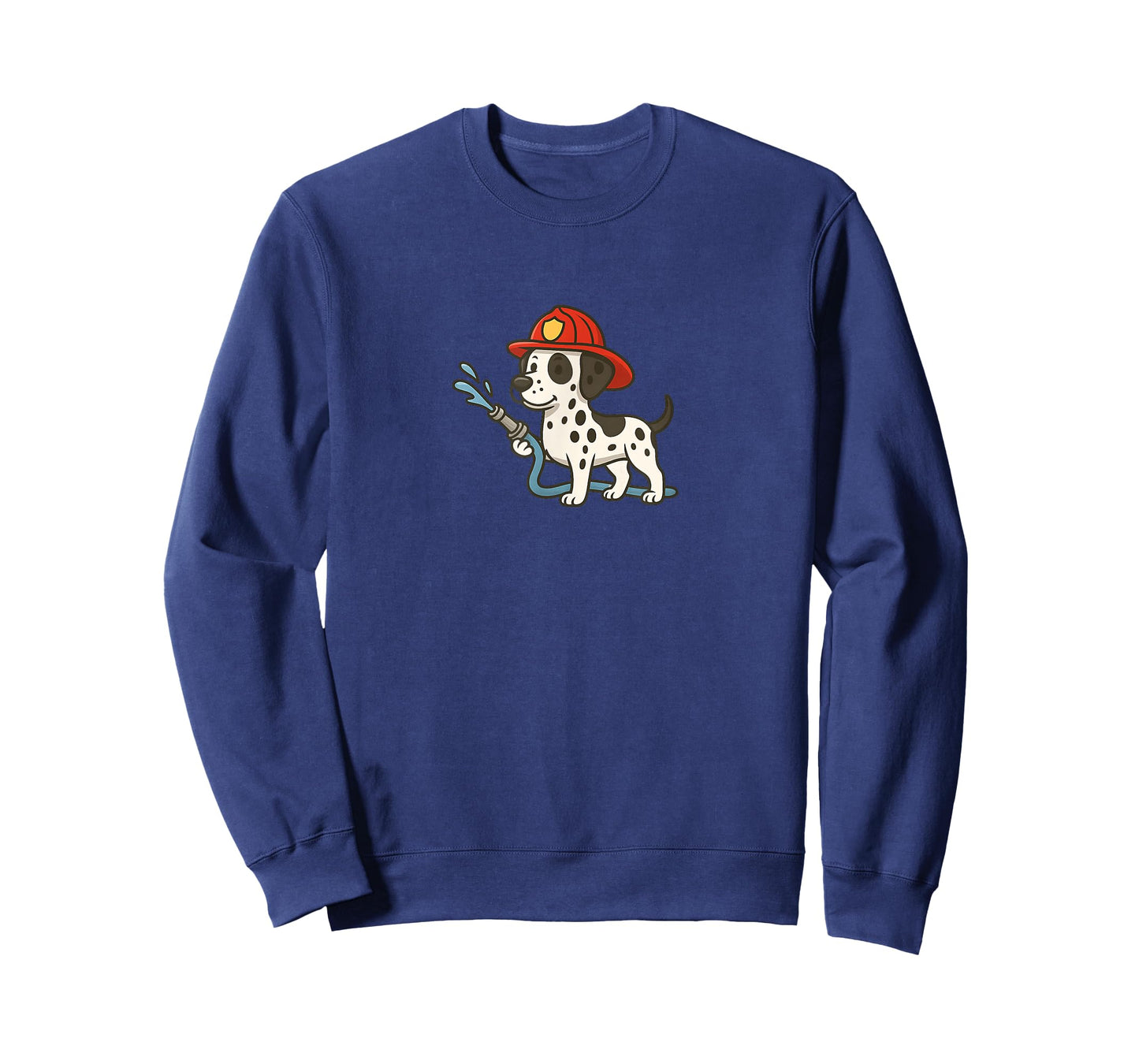 Dalmatian Firefighter Hose Fire Fighting - Funny Dog Mom Dad T-Shirt