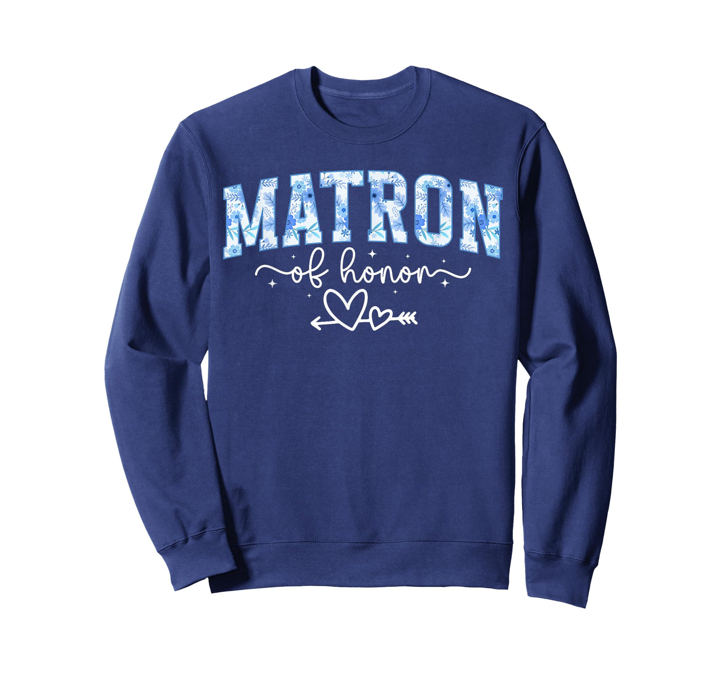 Matron of Honor Heart Bridal Shower Matron of Honor T-Shirt