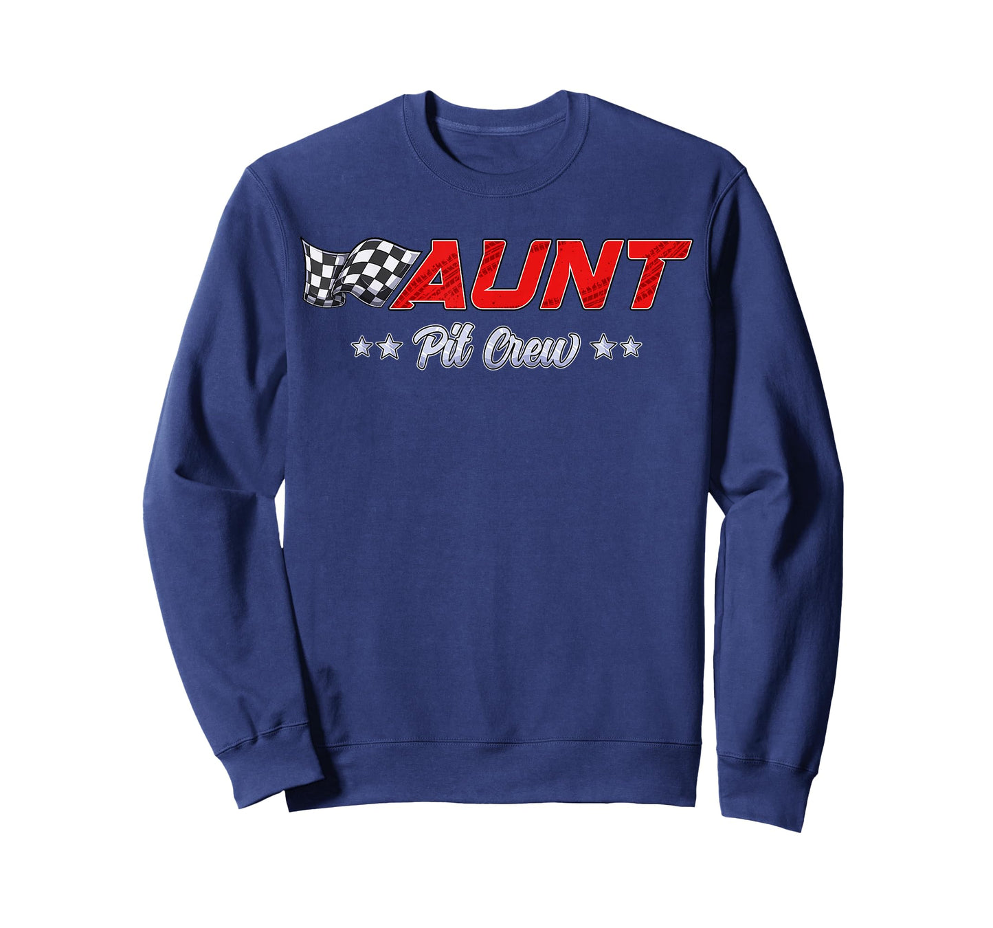 Pit Crew Aunt Race Car Family Matching Racing Birthday Party T-Shirt