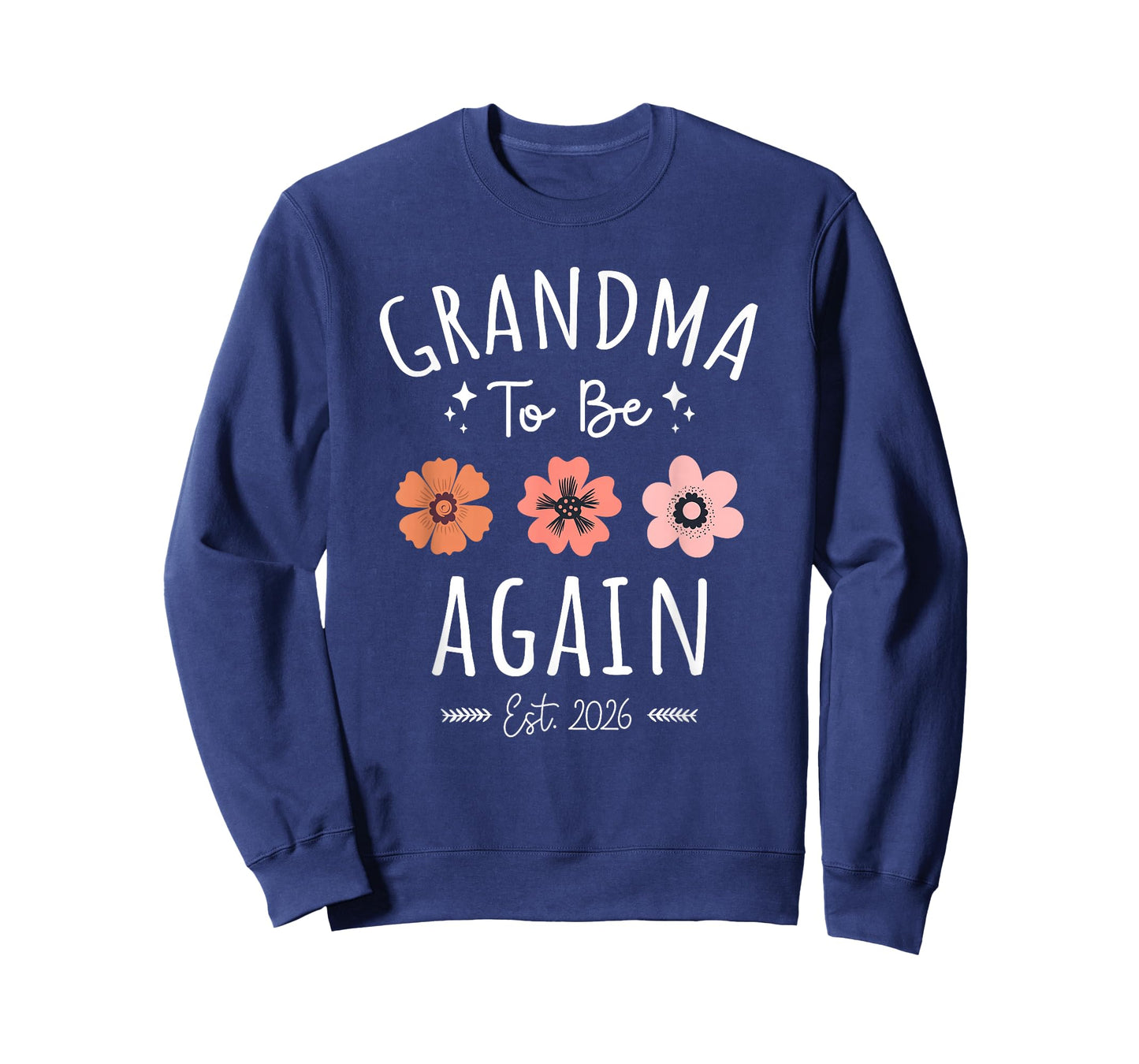 Grandma to Be Again 2026 2nd Baby Announcement Grandparents T-Shirt