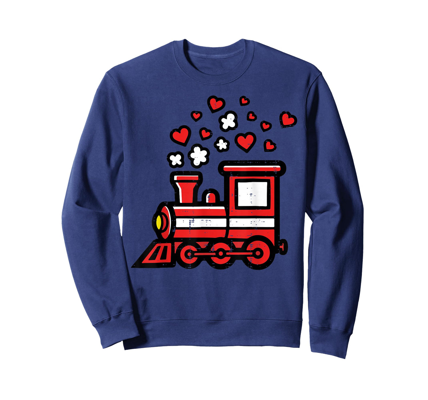 Valentines Day Train Cute Locomotive Boys Kids Toddler T-Shirt