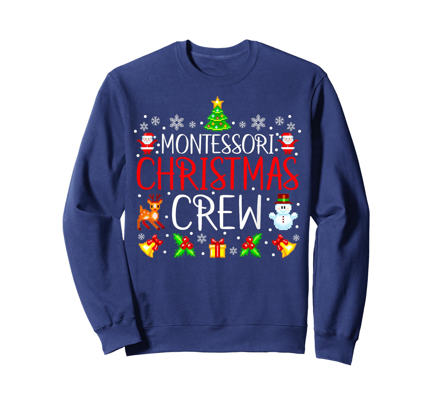 Montessori Christmas Crew Matching Xmas T-Shirt