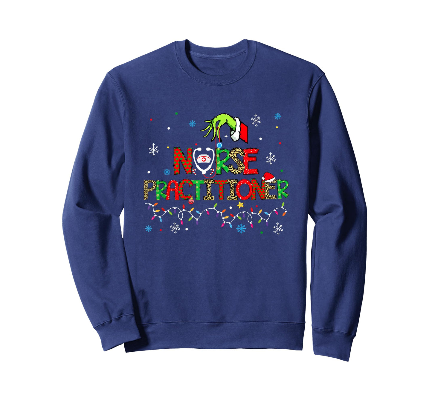 Nurse Practitioner Christmas Shirt for Women T-Shirt