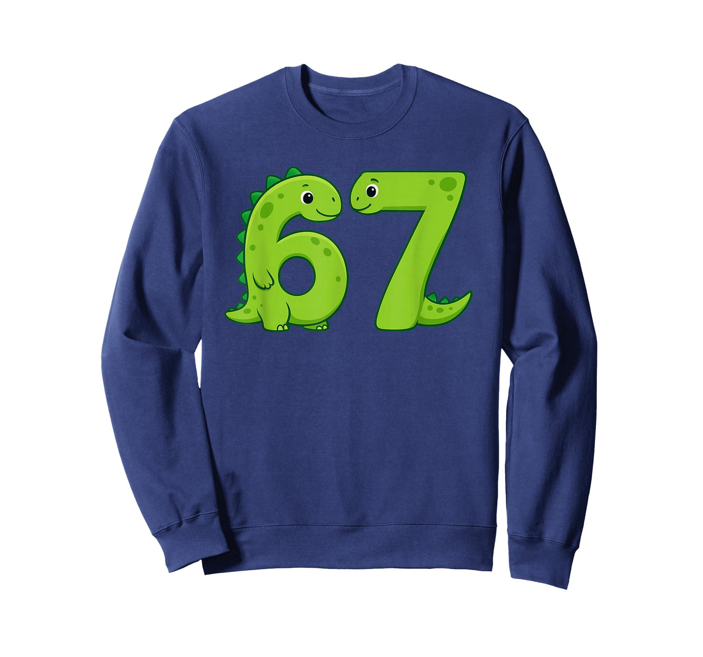 Six Seven 67 Dinosaur Numbers 6 and 7 Animal Lovers T-Shirt