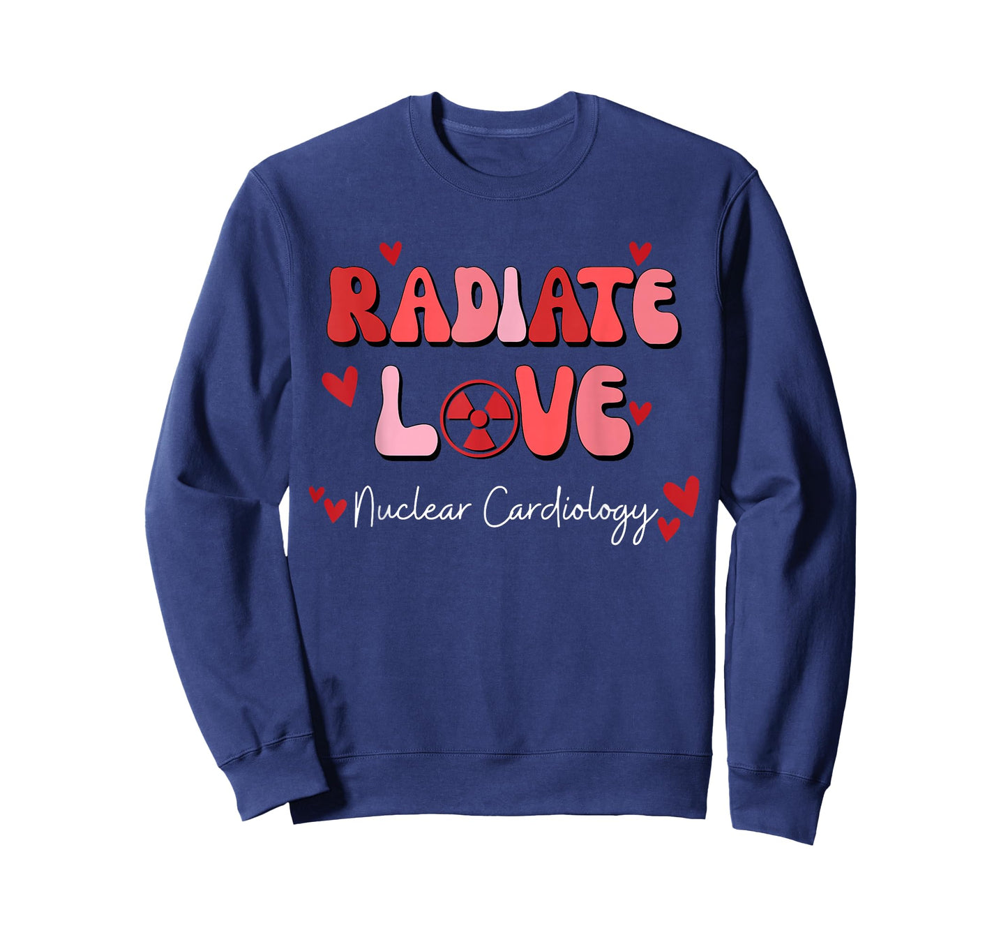 Radiate Love Nuclear Cardiology Valentine Med Tech Medicine T-Shirt