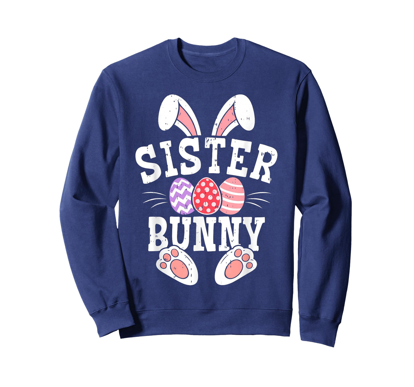 Sister Bunny Happy Easter Day Matching Family Easter Eggs T-Shirt