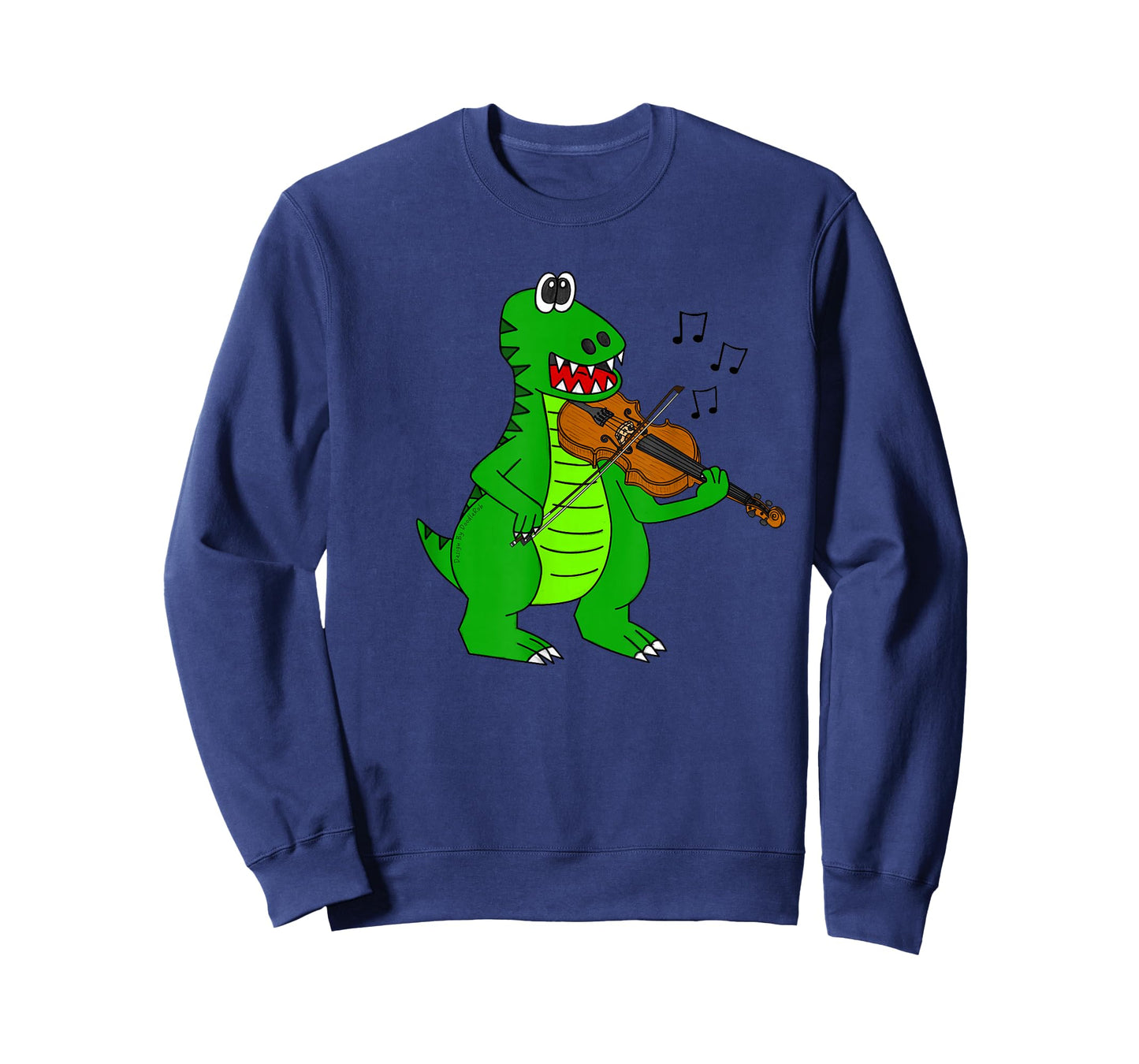 T-Rex Playing Violin, Violinist Music Teacher Dinosaur Funny T-Shirt