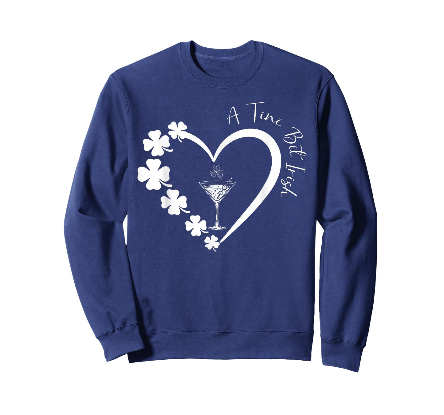 A Tiny Bit Irish Lucky Irish Girls Cocktail St Patricks Day T-Shirt