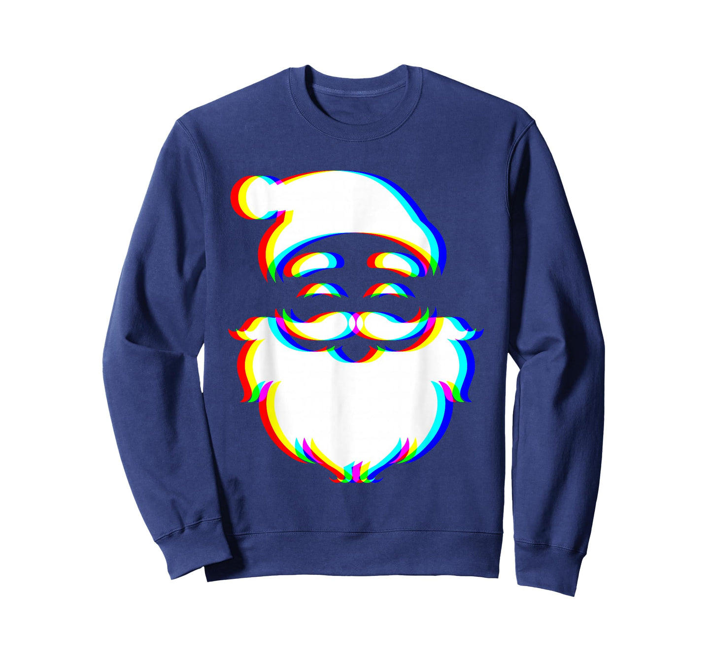 Santa Christmas Xmas Trippy Vaporwave EDM Techno Rave T-Shirt