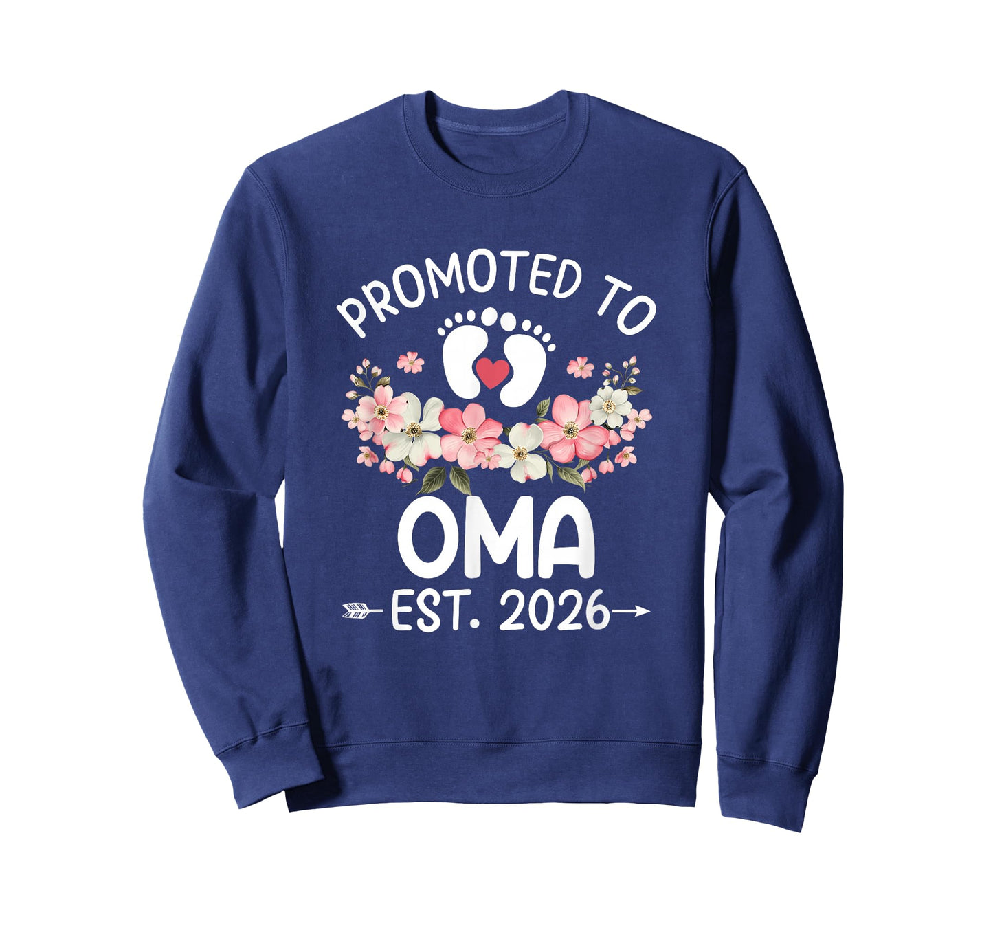 Promoted to Oma 2026 First Time Floral New Oma T-Shirt