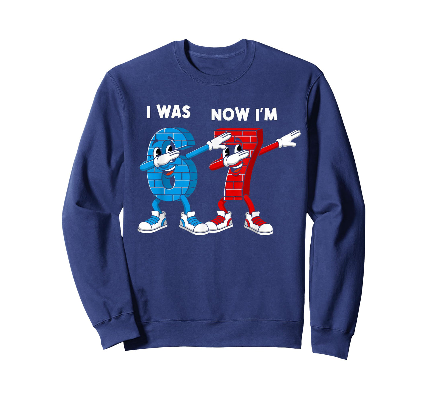I was 6 Now I'm 7 Year Old Birthday 67 Dabbing for Kids Boys T-Shirt