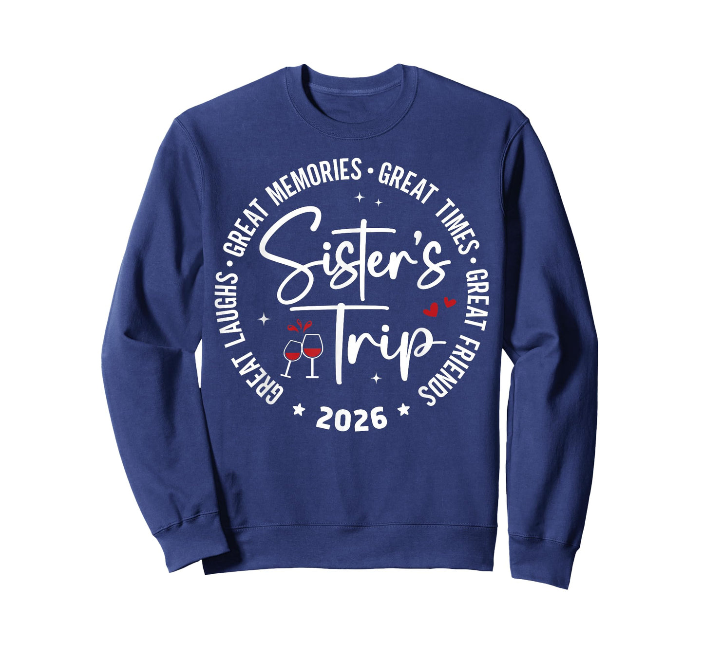 Sisters Trip 2026 Great Memories Summer Vacation Matching T-Shirt