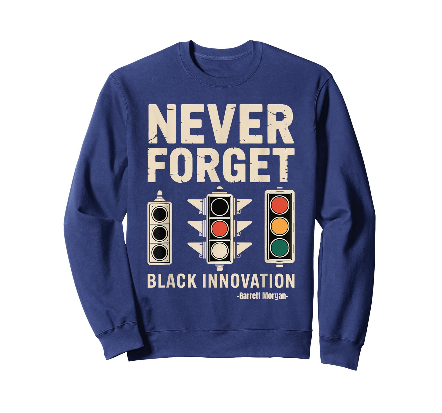 Never Forget Black Innovation Traffic Signal Black History T-Shirt