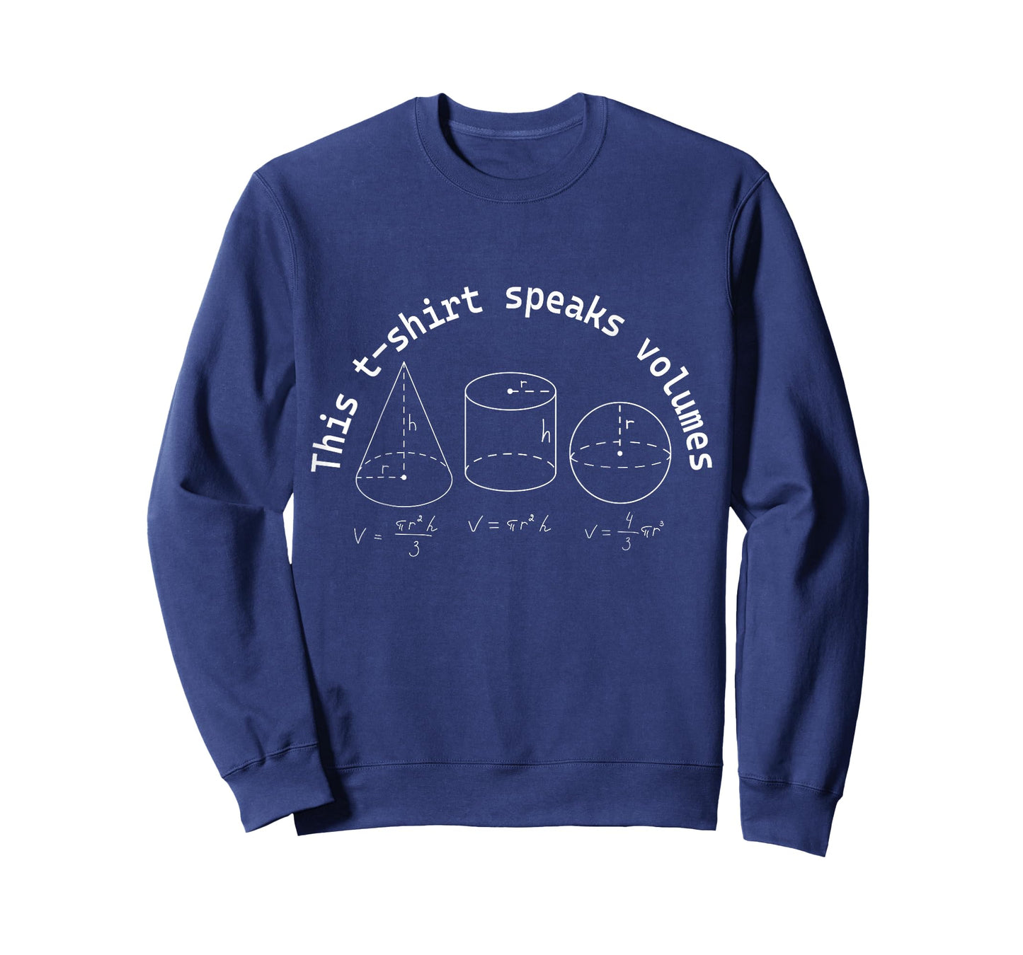 This T-Shirt Speaks Volumes Funny Maths Science Geeky Pun T-Shirt