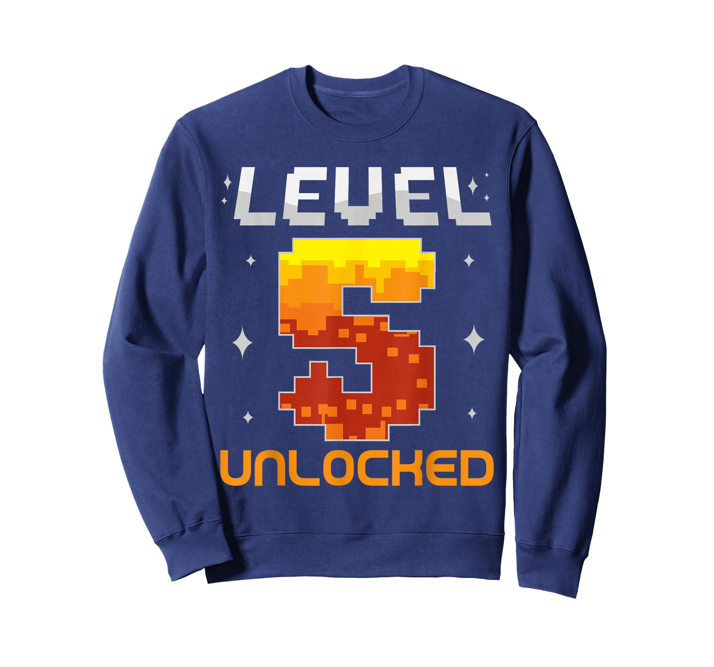 Level 5 Unlocked 5th Birthday Five Years Old Gamer Gaming T-Shirt
