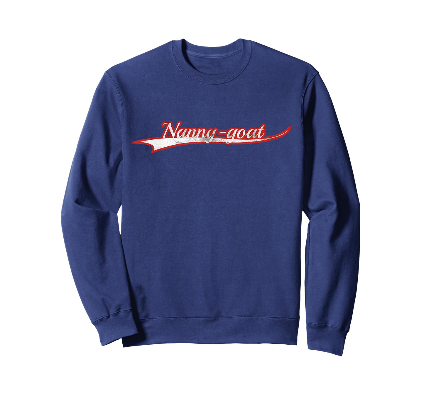 Nanny Goat Grandma Vintage Varsity Distressed T-Shirt