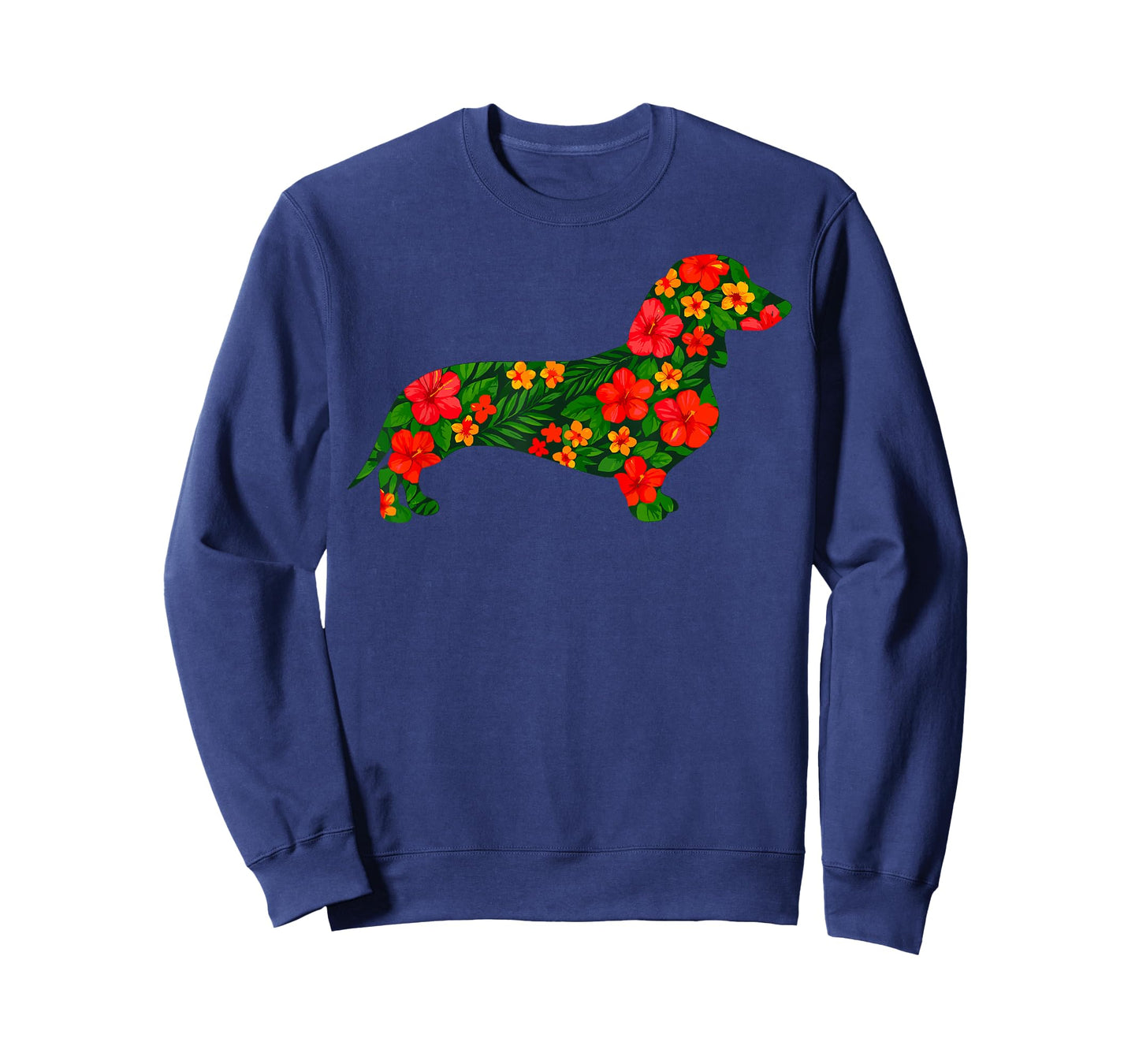 Floral Dachshund T-Shirt