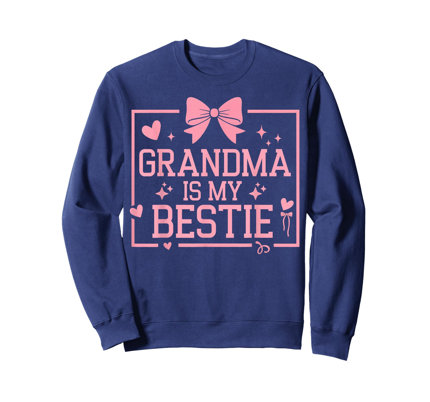 My Grandma is My Bestie Grandchild Matching Girls T-Shirt