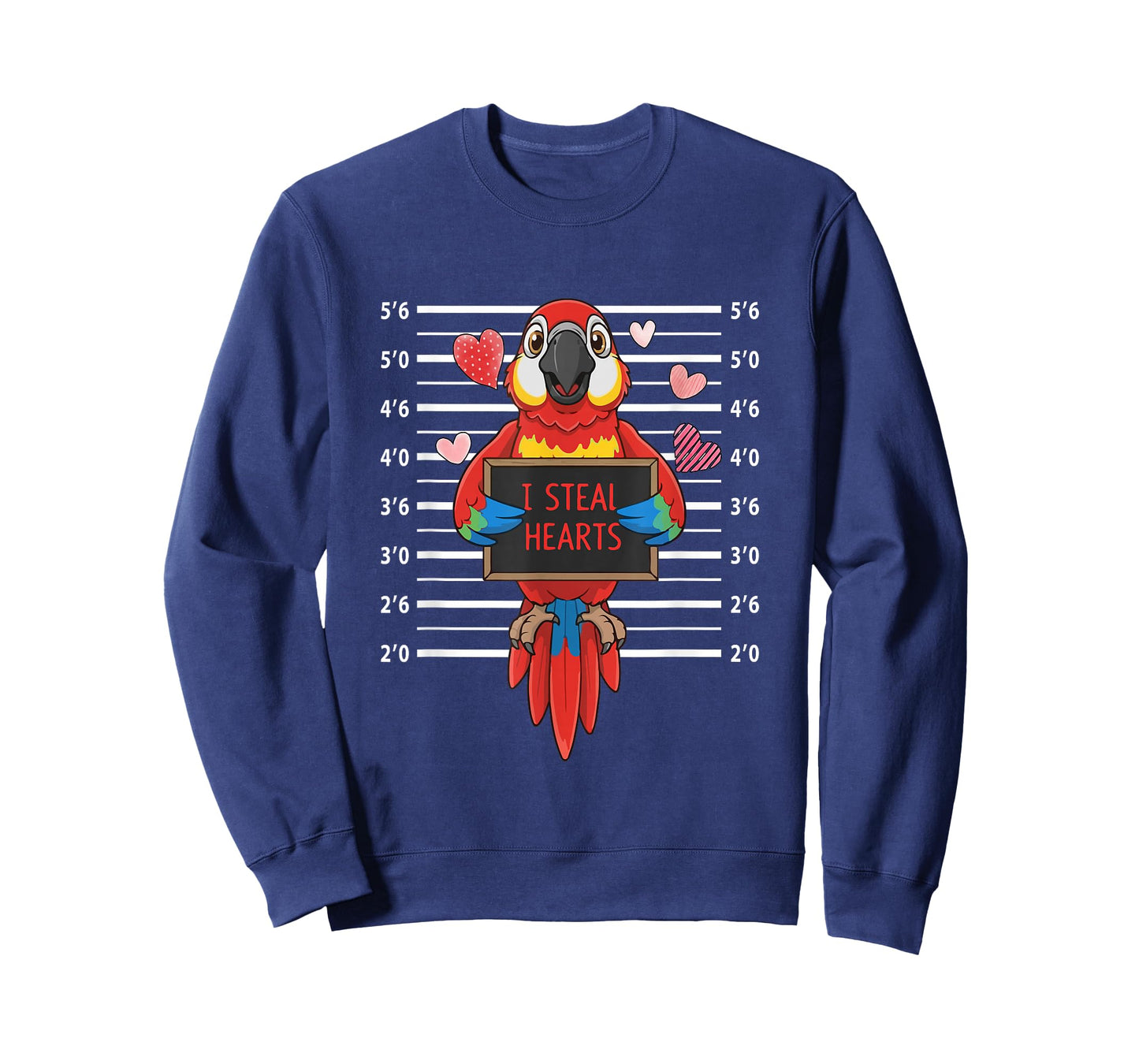 I Steal Cute Hearts Valentine's Day Parrot Bird Lover Kids T-Shirt