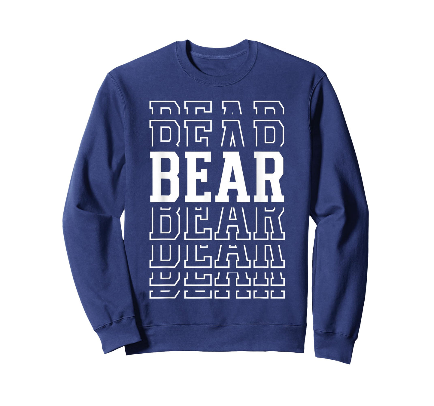 Bear Layered Text Costume Animal Lover T-Shirt