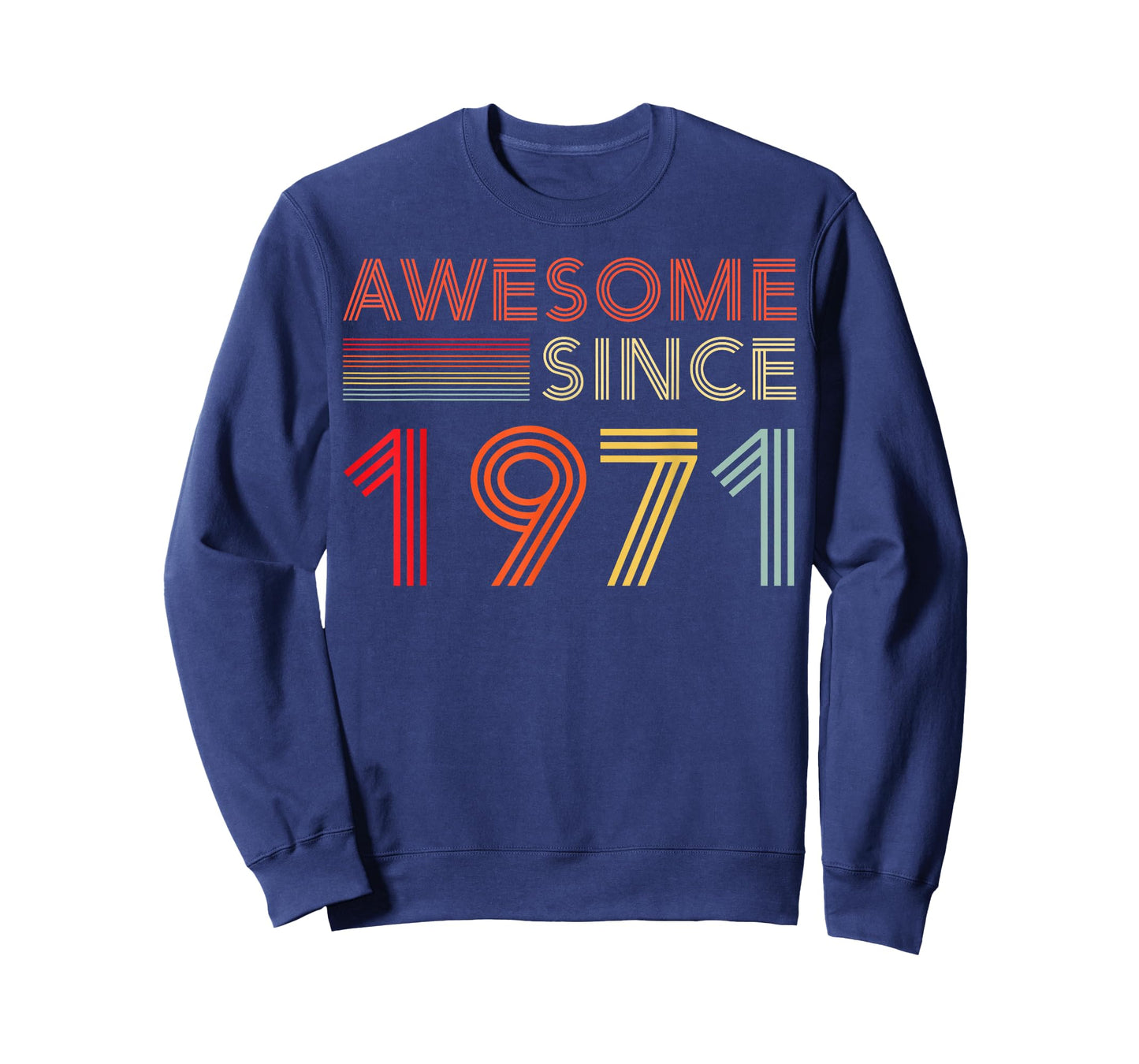 Awesome 55 Birthday Decorations Men 55yr 1971 55th Birthday T-Shirt