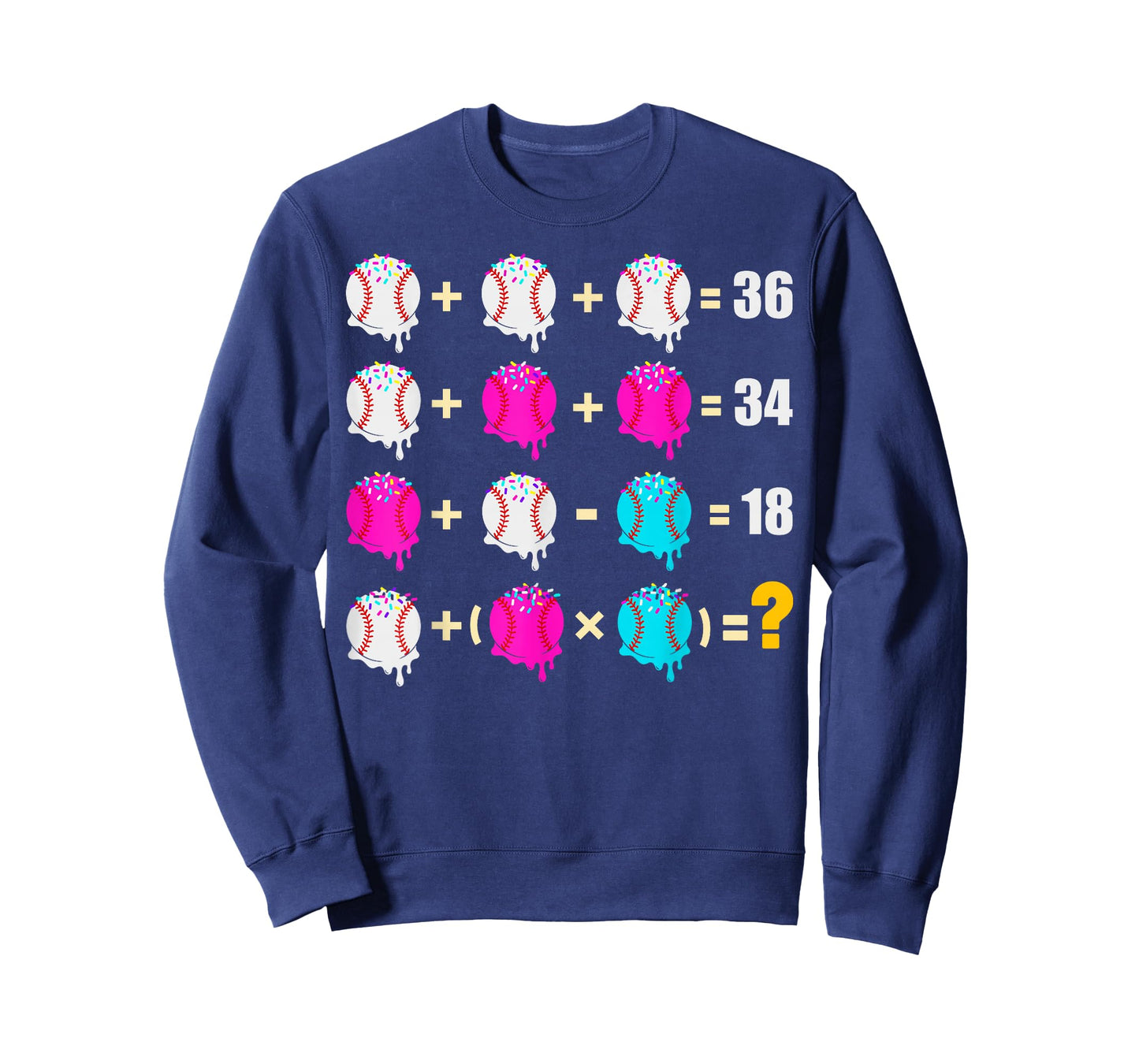 Funny Six Seven Ice Cream Logic Math Puzzle Equation Meme T-Shirt
