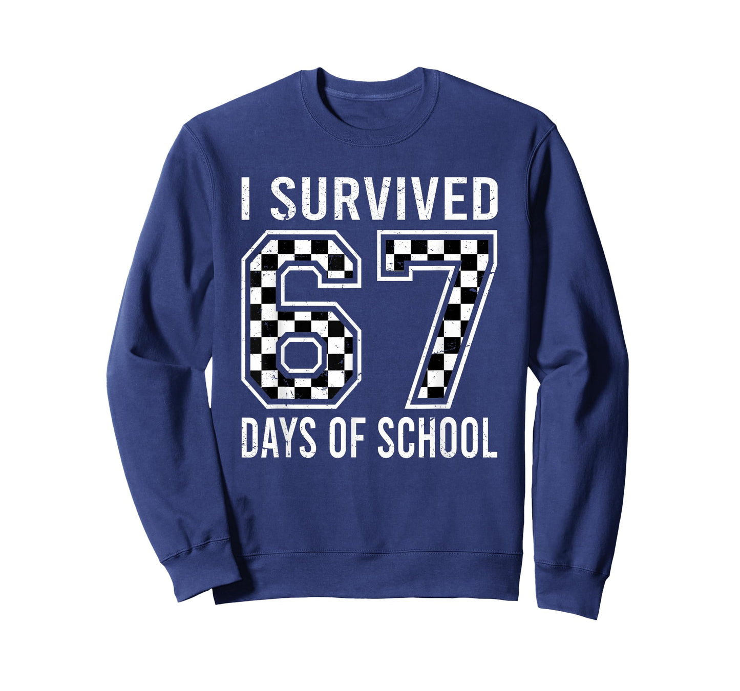 I Survived 67 Days of School Funny Six Seven 6 7 Meme Z Gen T-Shirt