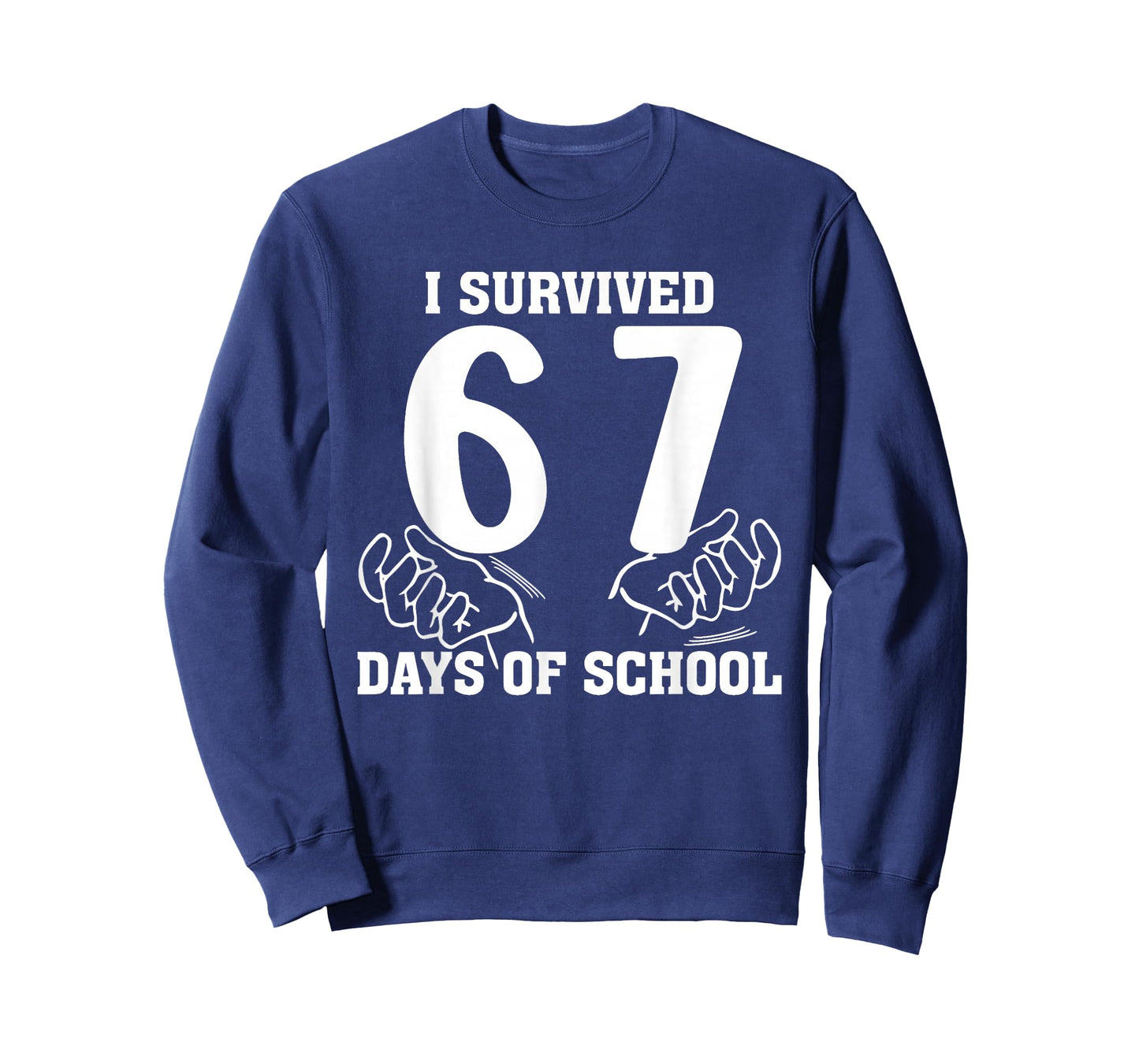 I Survived 67 Days of School Funny 67 Teachers Students Meme T-Shirt