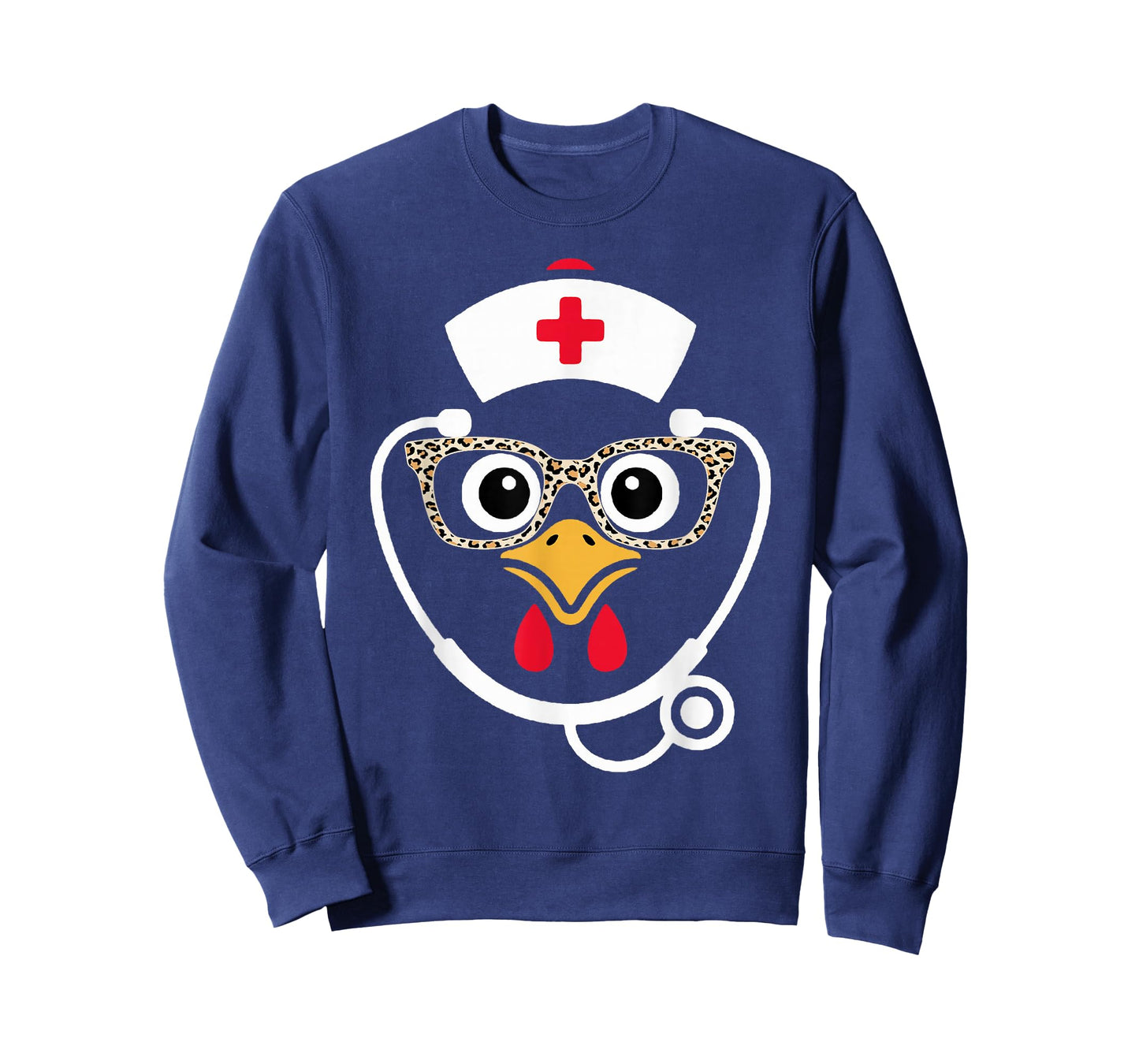 Thanksgiving Scrub Tops Women Turkey Nurse Holiday Nursing T-Shirt