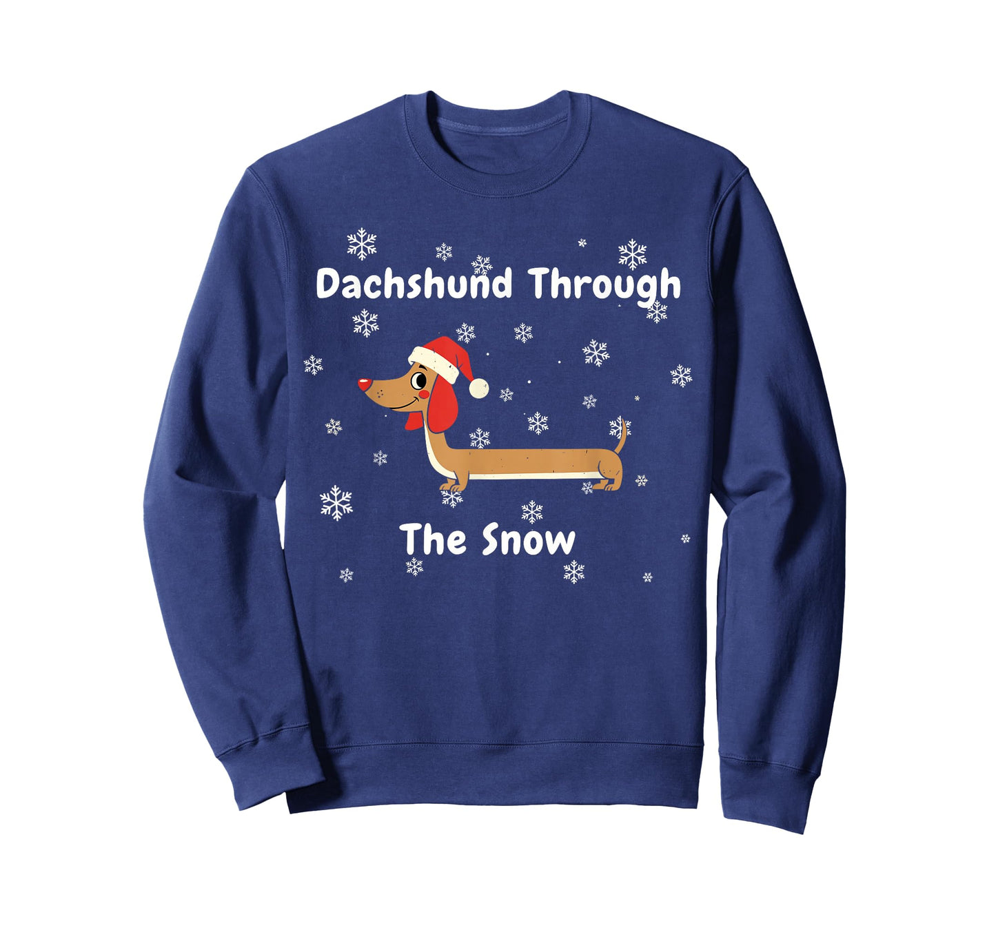 Dachshund Christmas Pajamas Shirt Dachshund Through The Snow T-Shirt